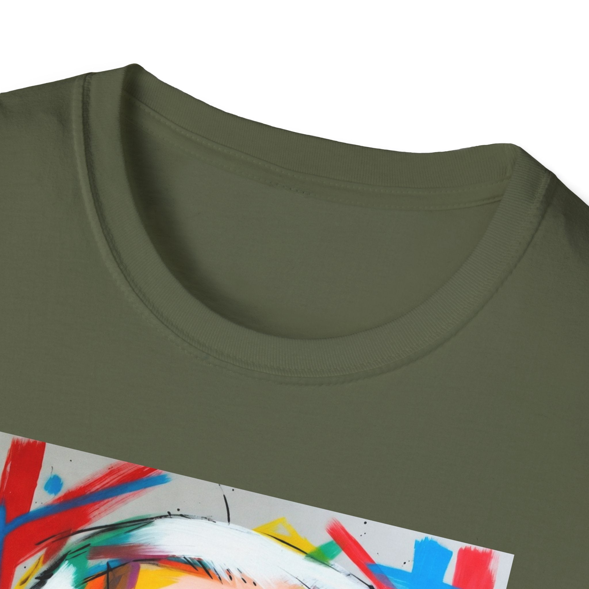 Artsy Biden Portrait T‑Shirt — Colorful Pop Art President Tee