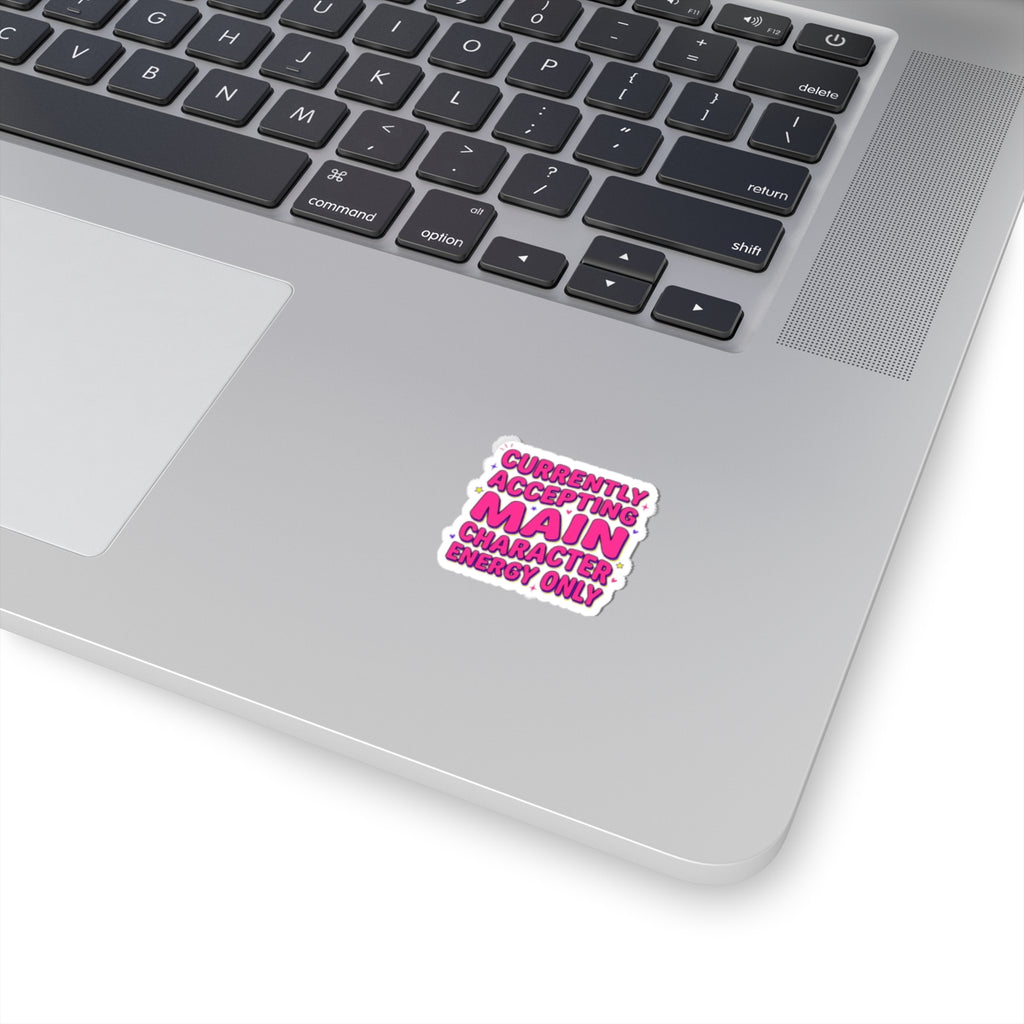 Main Character Energy Sticker | Gen Z Sassy, Coquette Typography