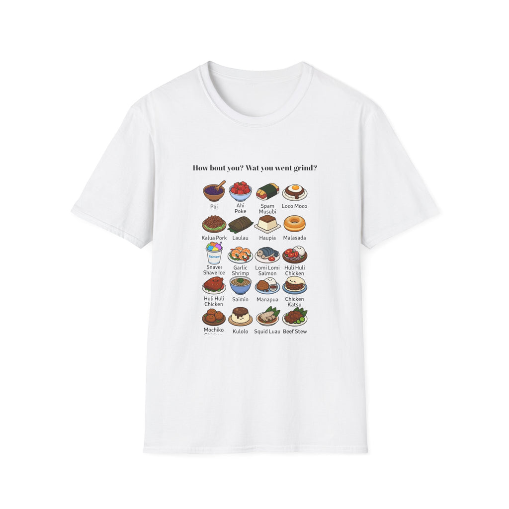 Hawaiian Plate T-Shirt – Loco Moco, Ahi Poke & Spam Musubi Graphic Tee