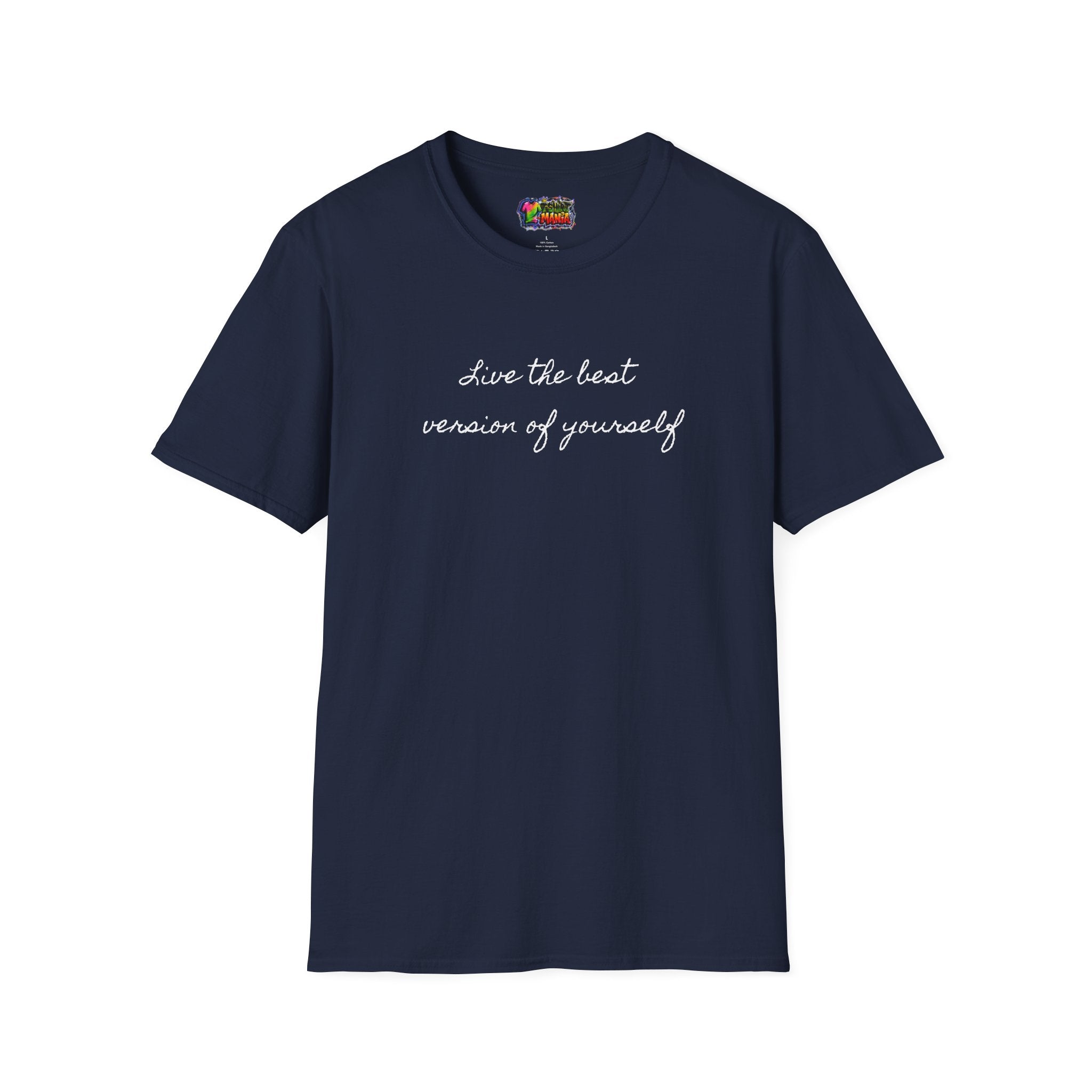 T-Shirt — 'Live the best version of yourself' Minimalist Self-Love Tee