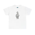 Korean Finger Heart Drawing Tee | Hand Sketch Illustration T-Shirt