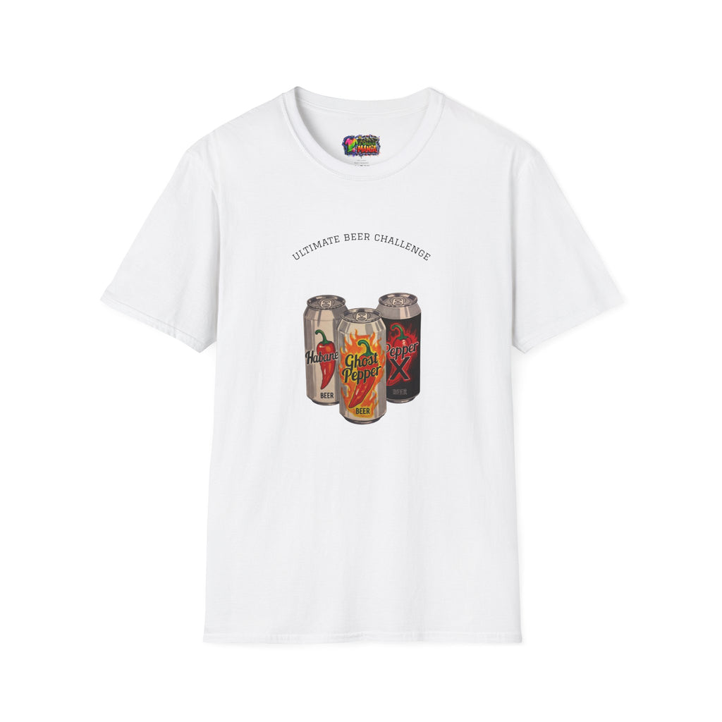 Beer Can Graphic T-Shirt — Retro Craft Ale Design