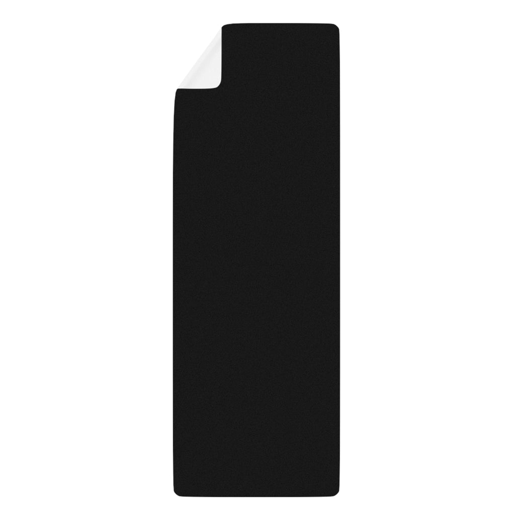 Funny Yoga Mat — 'If I didn't do yoga, the results would be devastating' Cartoon Pose Mat