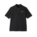 Men's Piqué Polo — Embroidered KIM Monogram Chest Polo