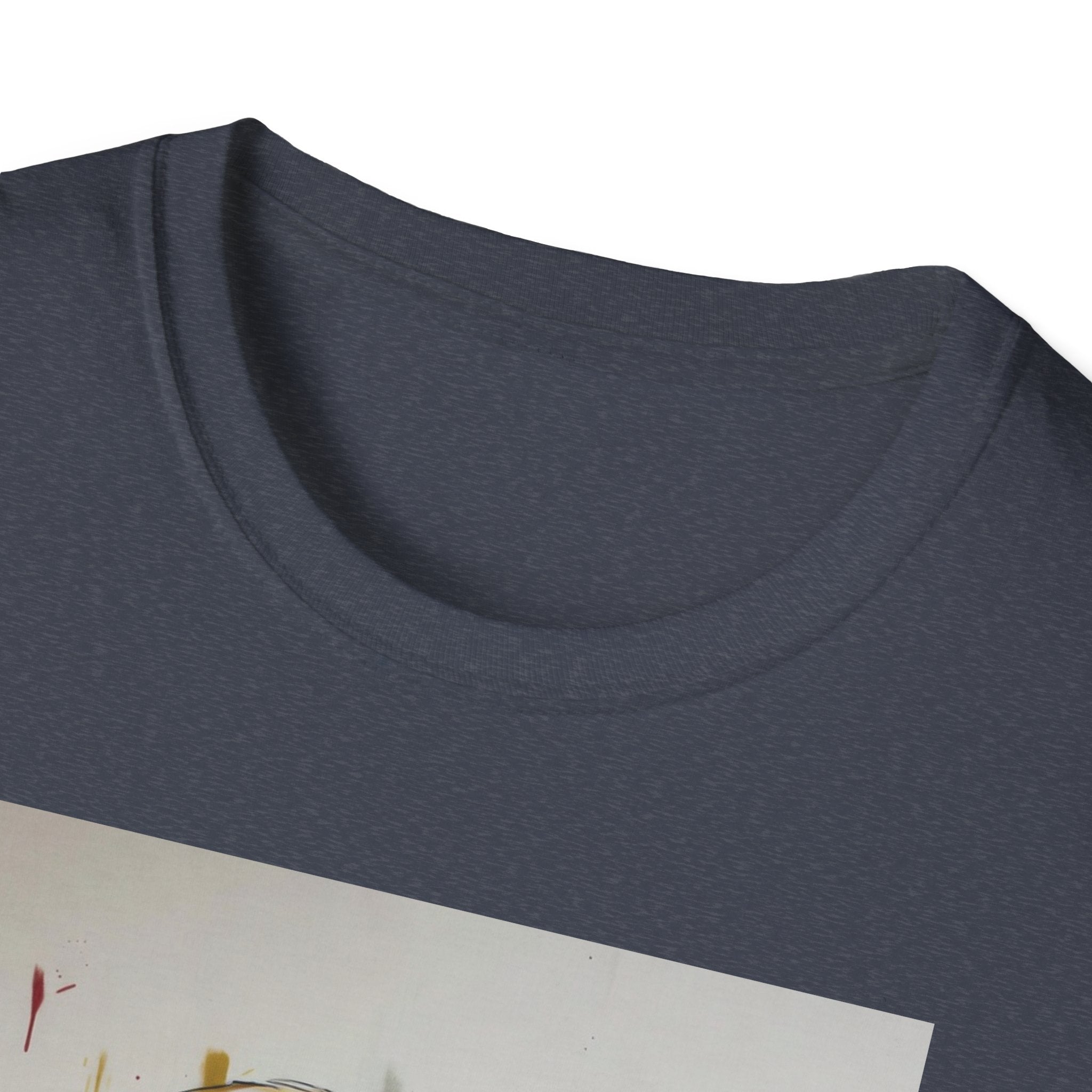 Portrait Artsy JD T-Shirt — Stylized Gentleman's Painted Face Graphic Tee