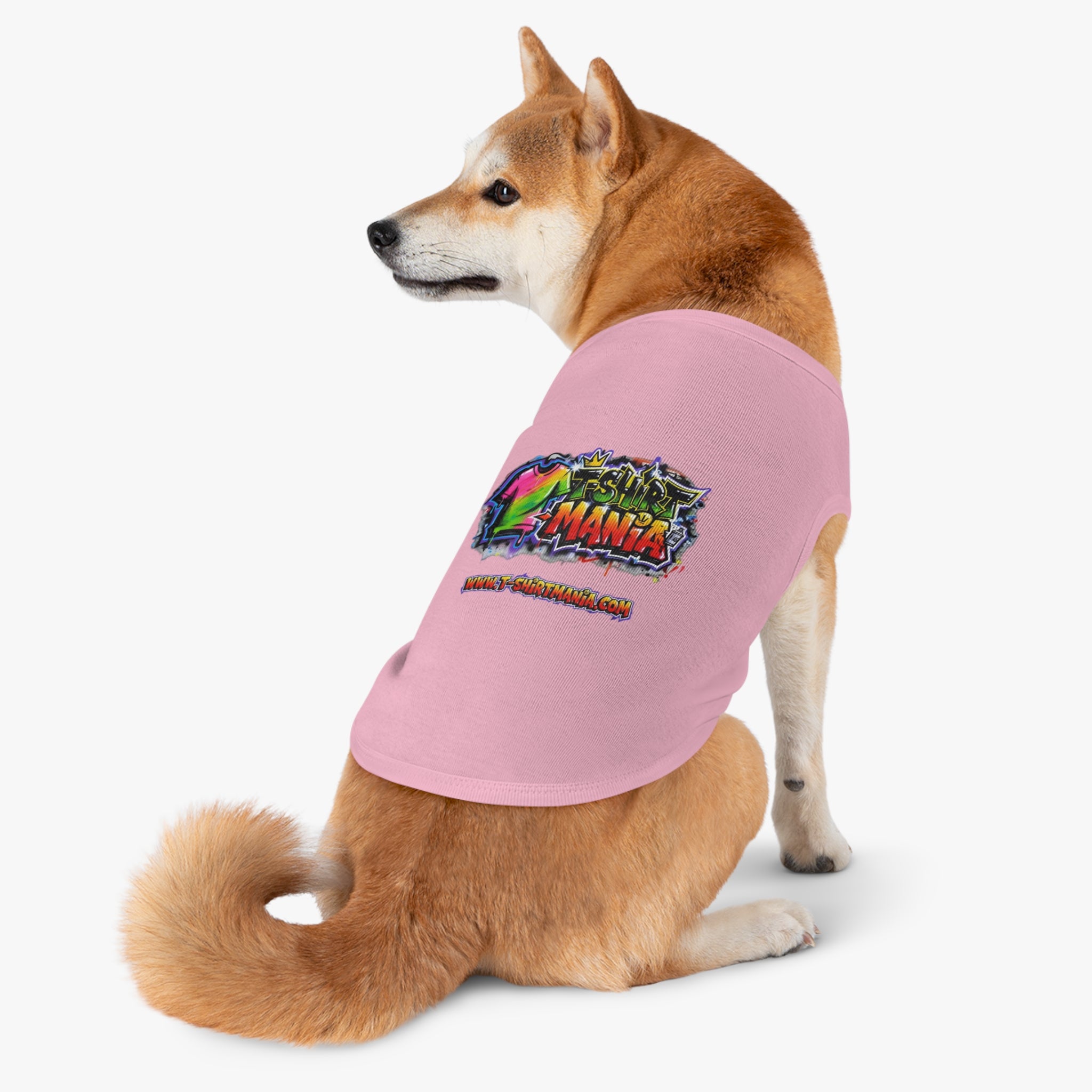Pet Tank Top - Colorful Graffiti "T-Shirt Mania" Dog & Cat Shirt