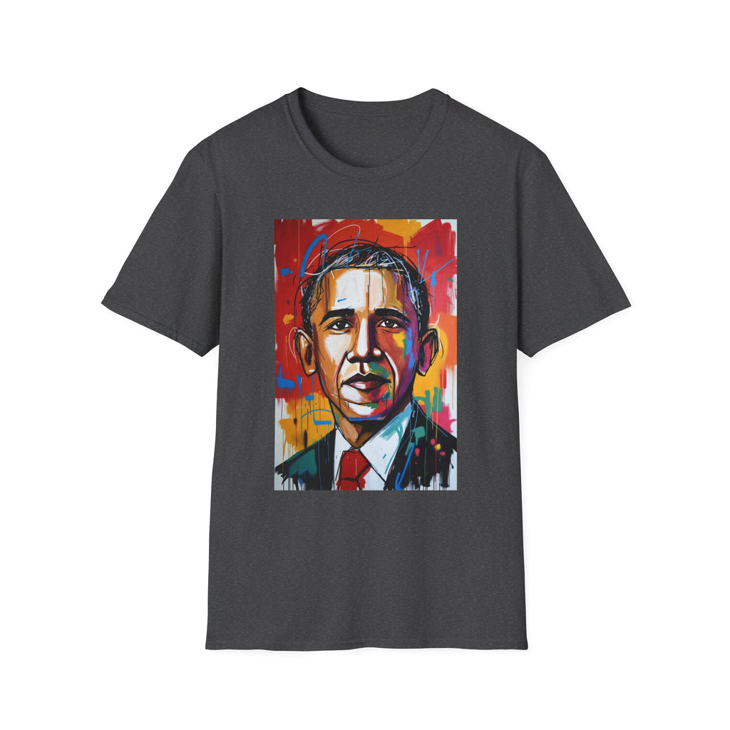 Colorful Portrait Tee — Vibrant Abstract Political Leader Art