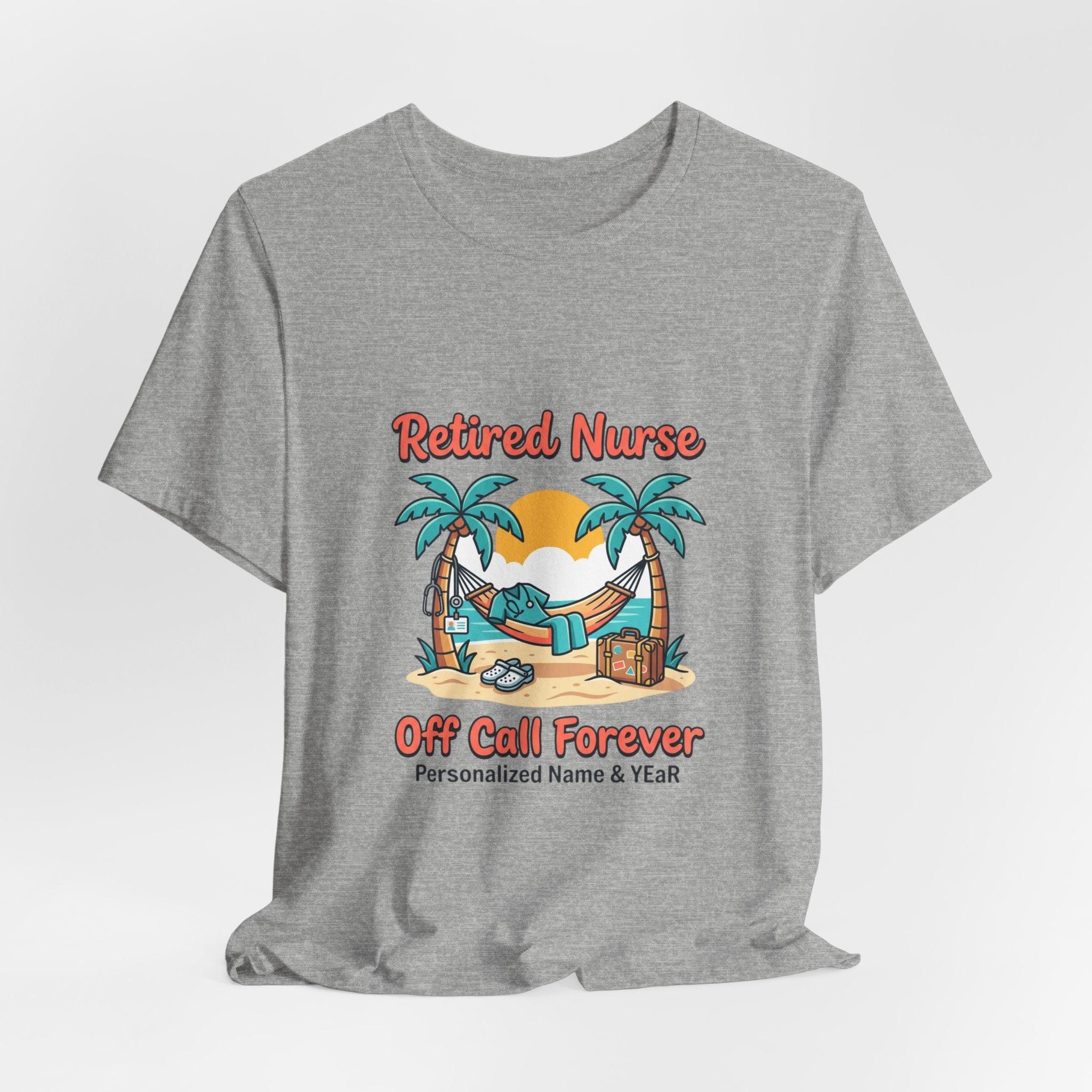 Retired Nurse Hammock Tee | Retirement, Off Call Forever