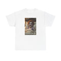 T-Shirt — Creepy Clown Photo Tee with "Everything is on the table" Text