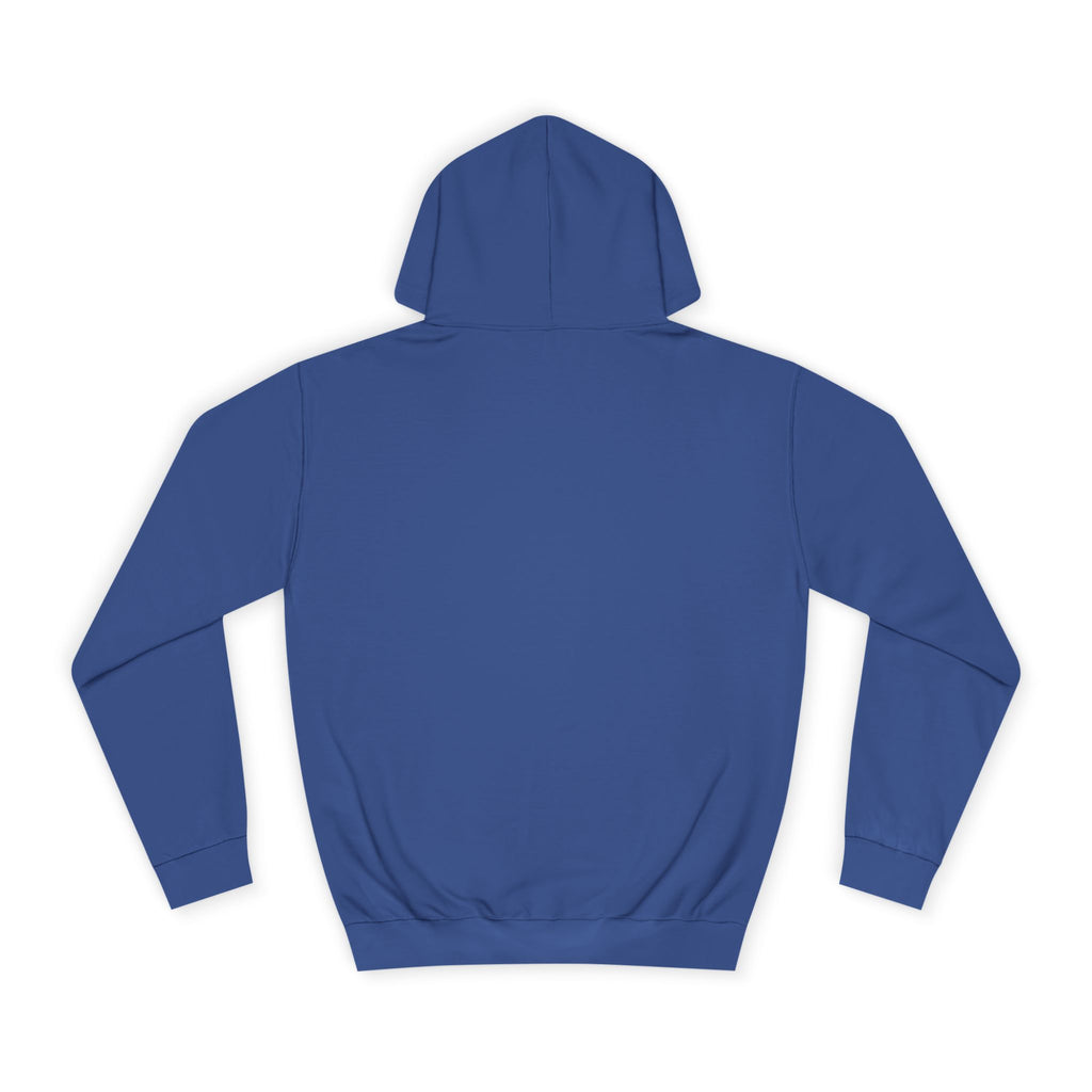 College Hoodie with Minimal Sketch Girl Design – 'She’s Not Crying' Campus Pullover