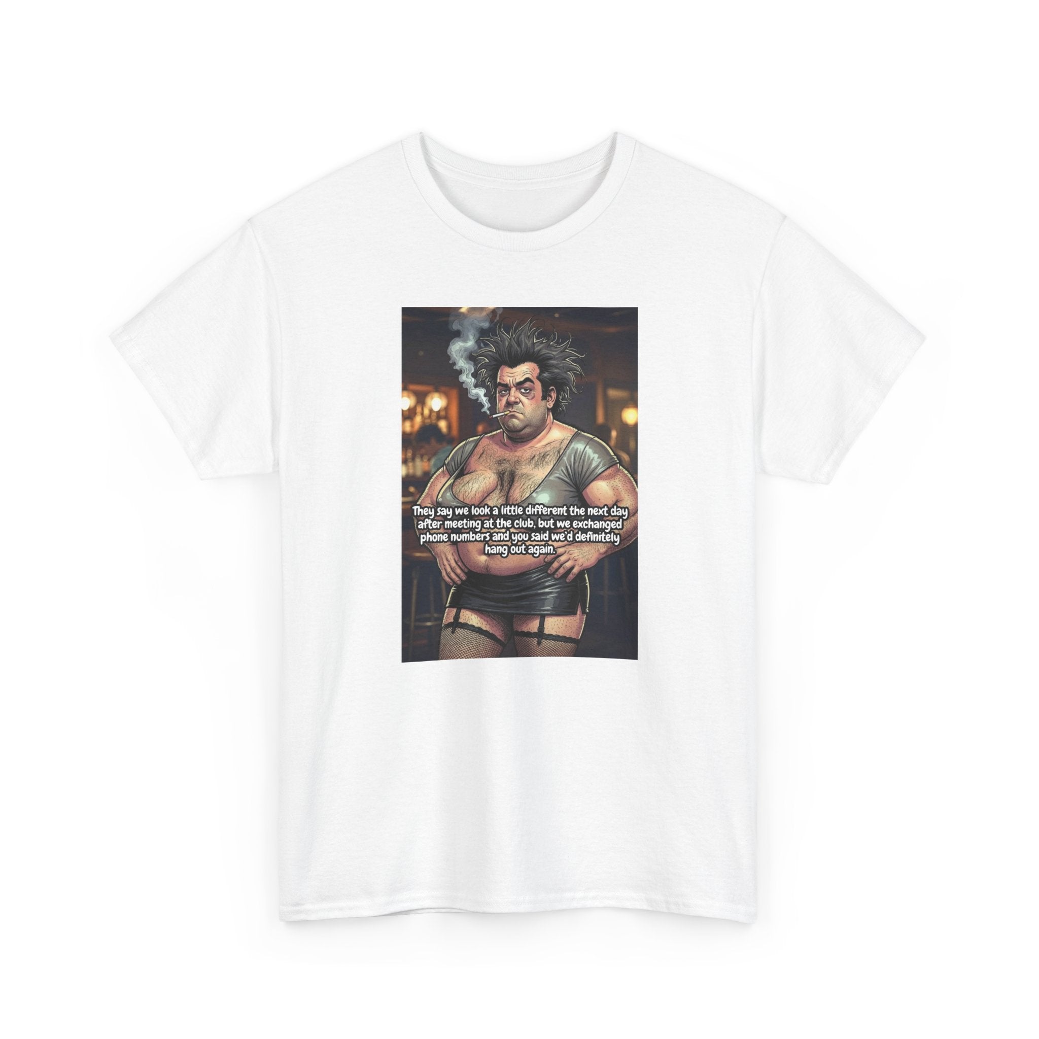 Humorous Bodybuilder Meme T-Shirt — Funny Gym Quote Tee