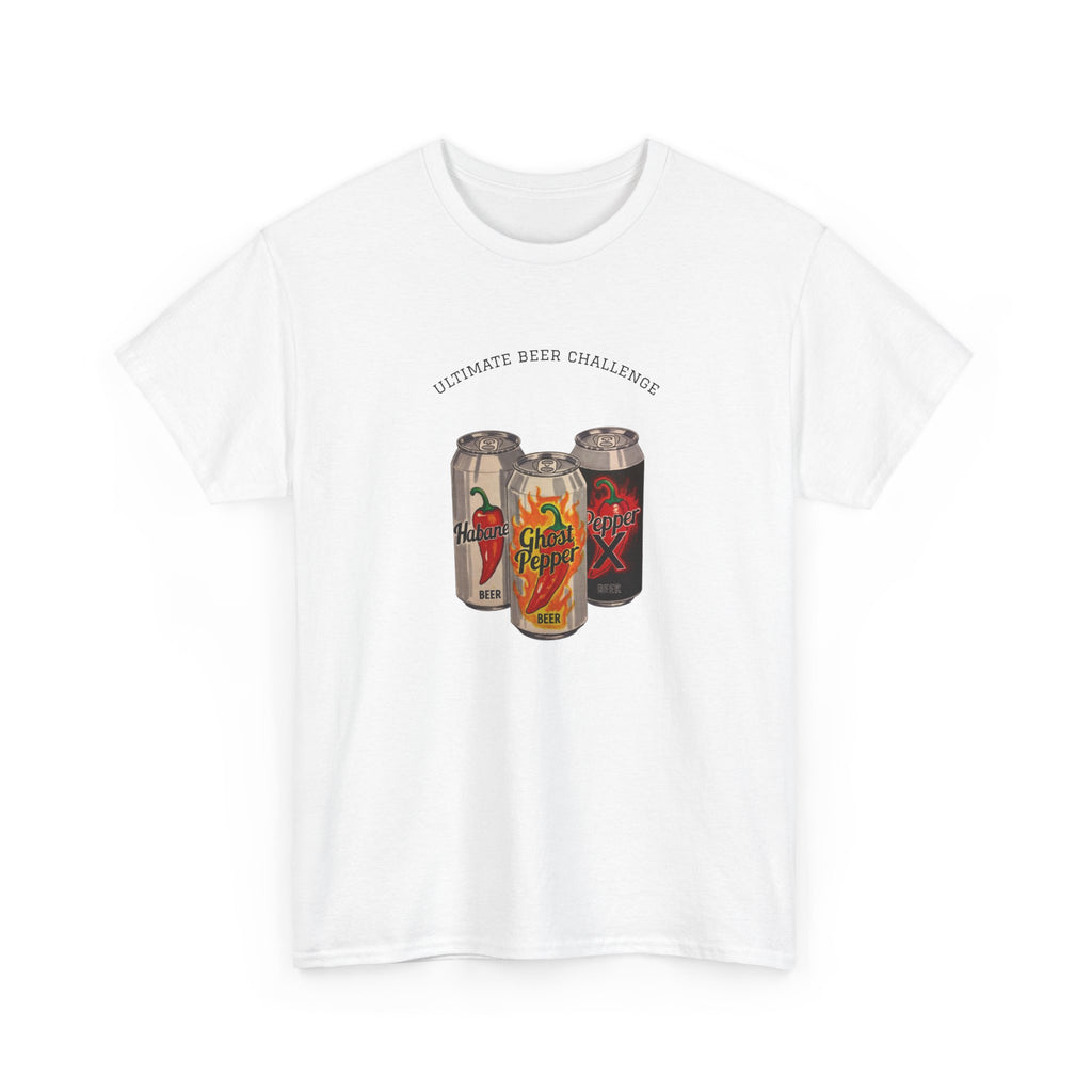 Beer Can Graphic T-Shirt — Retro Craft Ale Design