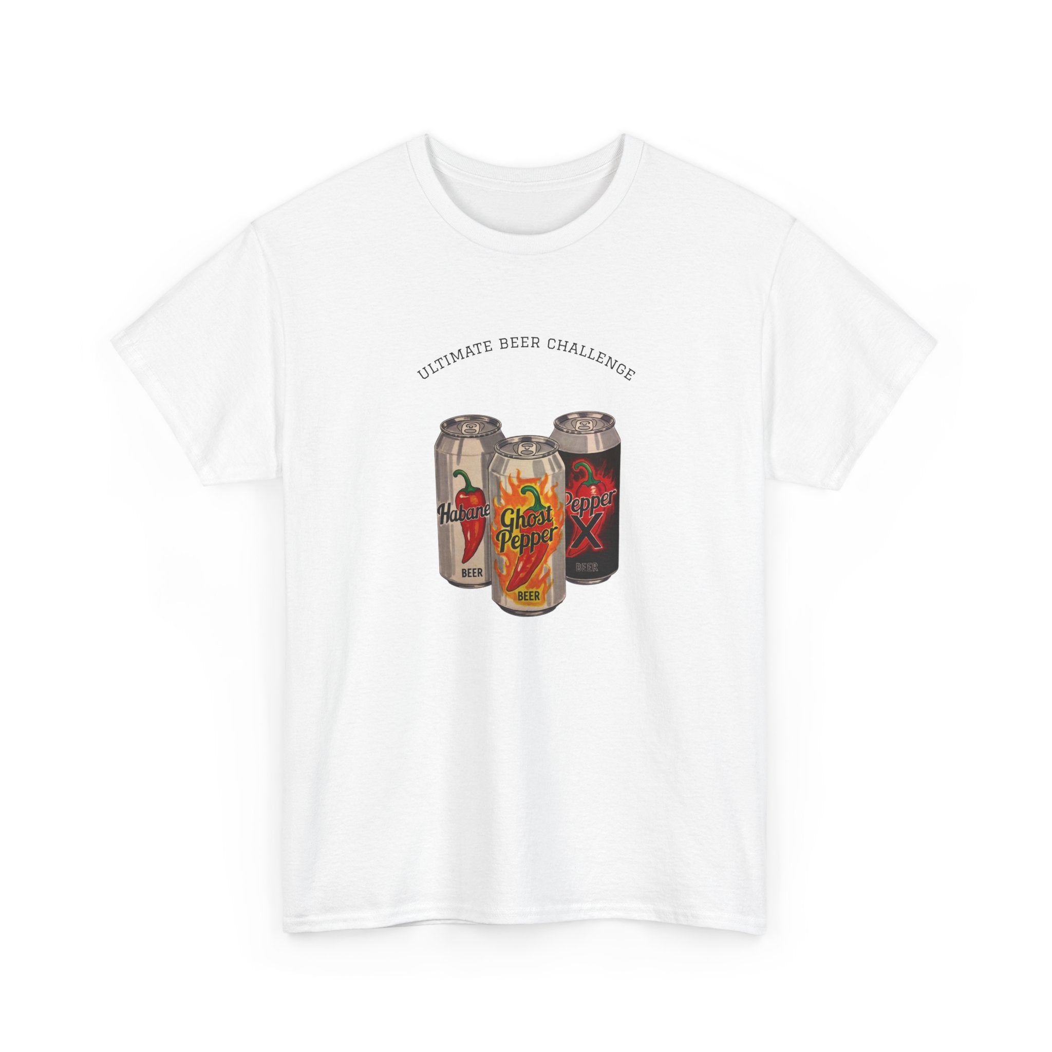 Beer Can Graphic T-Shirt — Retro Craft Ale Design