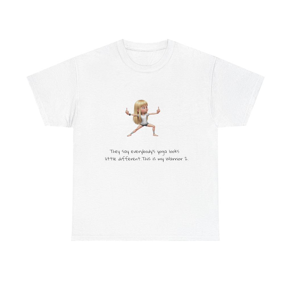 Graphic Tee — Funny Cartoon Girl with Quote “They say everyone’s gonna look a little different, that’s ok my someone!”