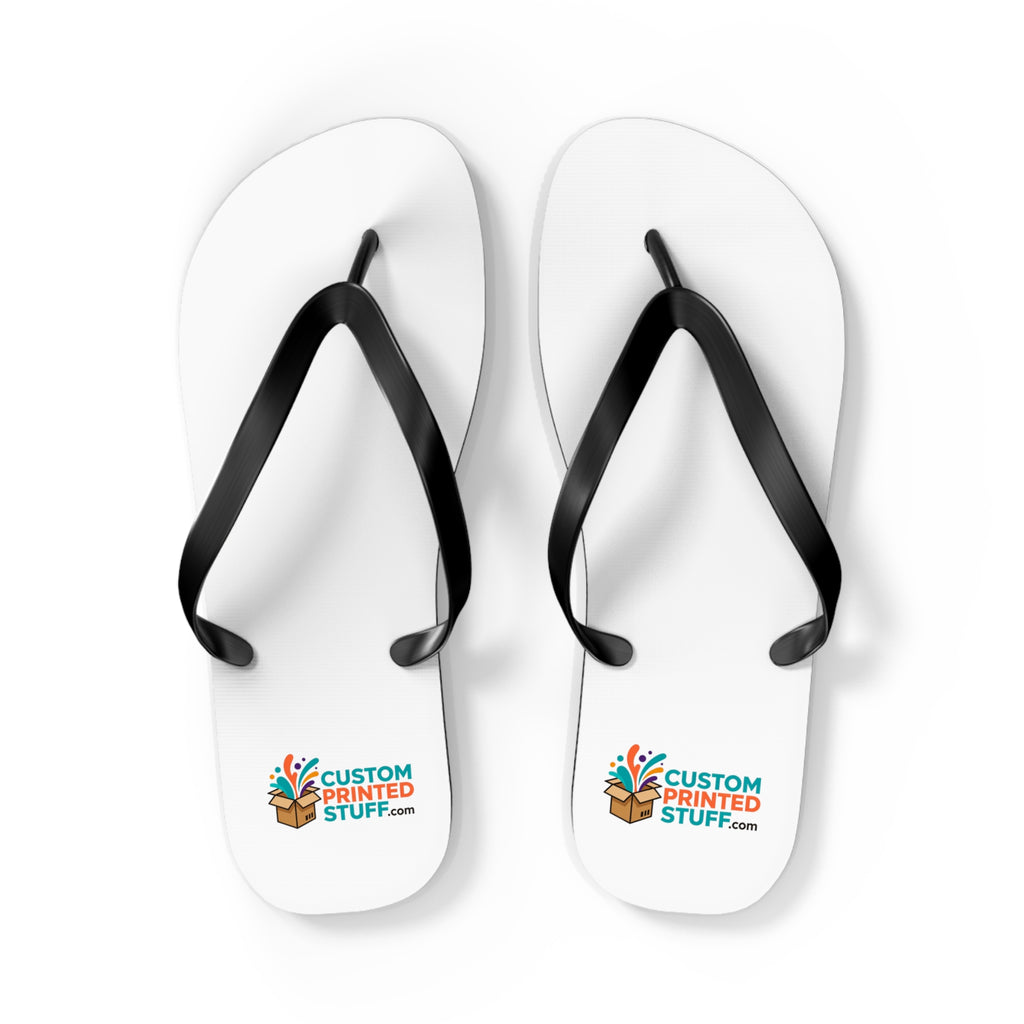 Custom Logo Flip Flops – Personalized Summer Beach Sandals