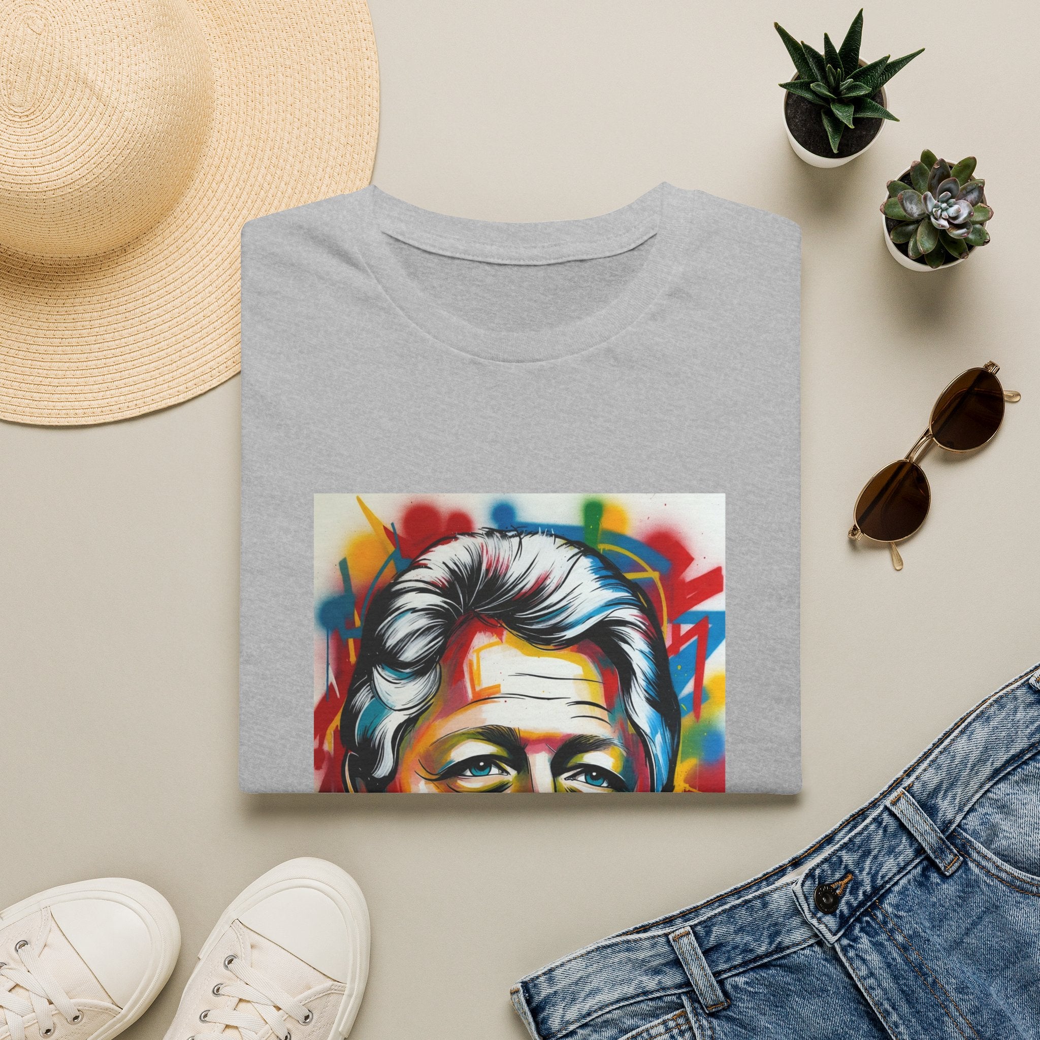 Artsy Clinton Portrait T-Shirt