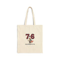 7·6 Patriotic Meme Tote | 1776 History Nostalgia, Vintage USA Canvas