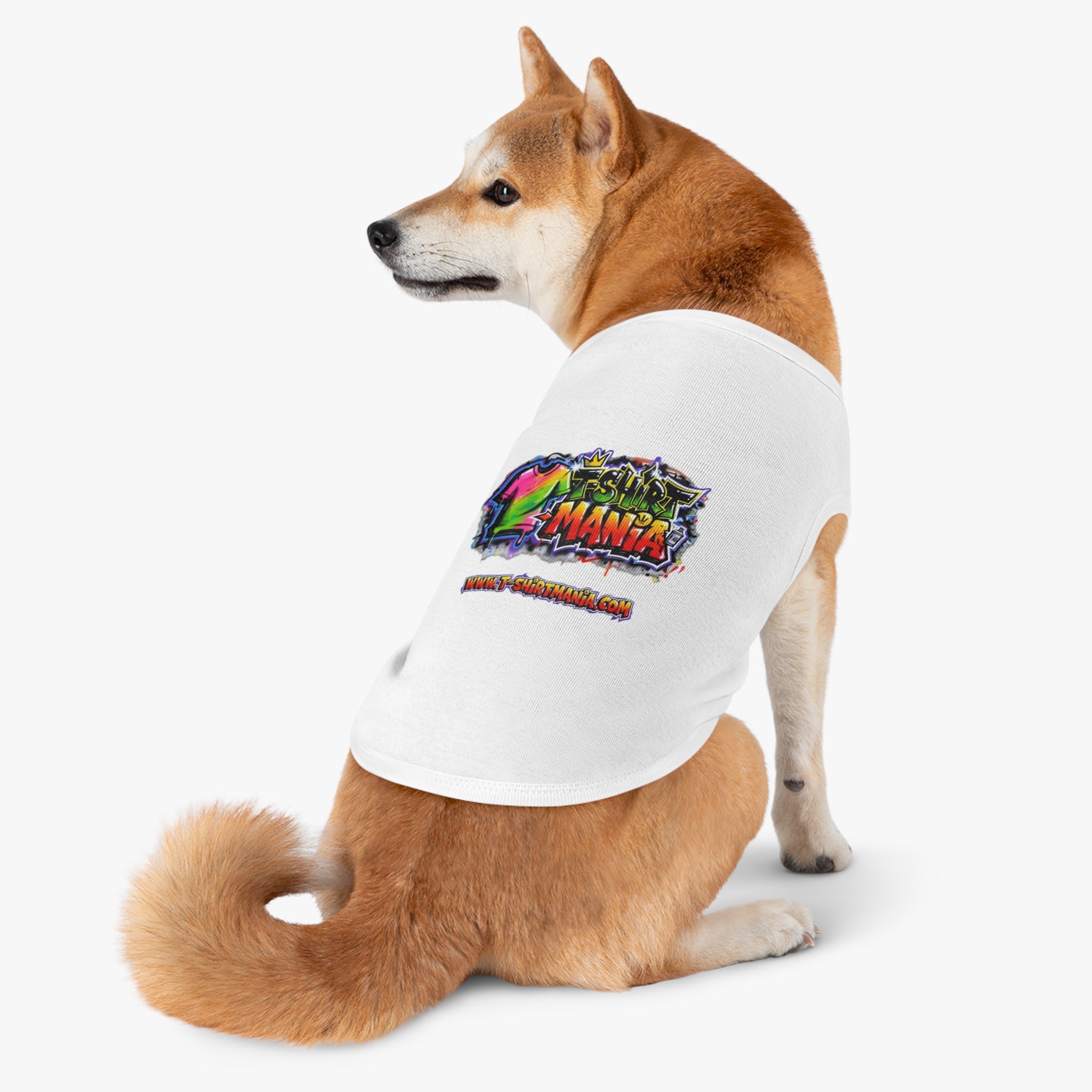 Pet Tank Top - Colorful Graffiti "T-Shirt Mania" Dog & Cat Shirt
