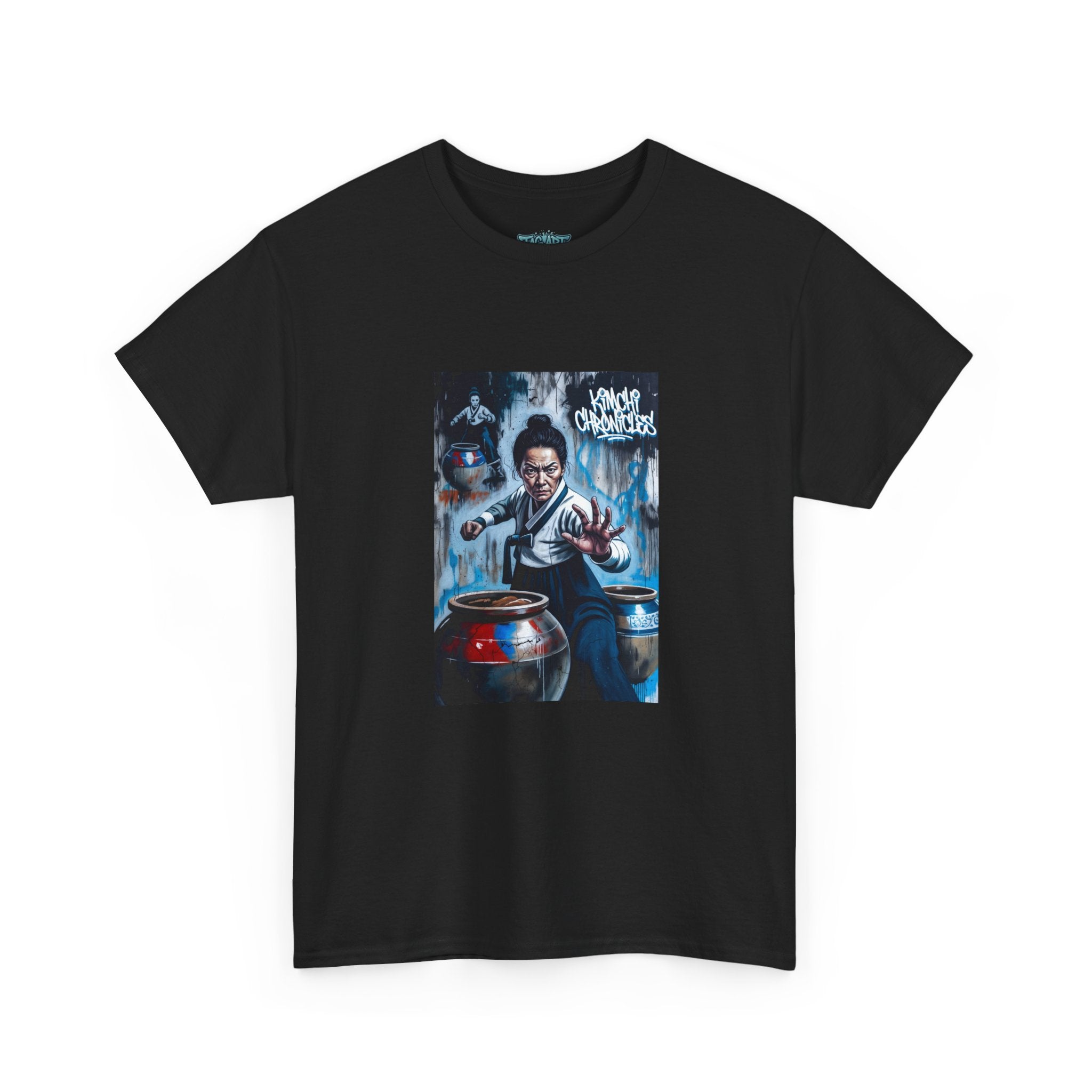 Kimchi Chronicle T-Shirt | Martial Arts Music Illustration