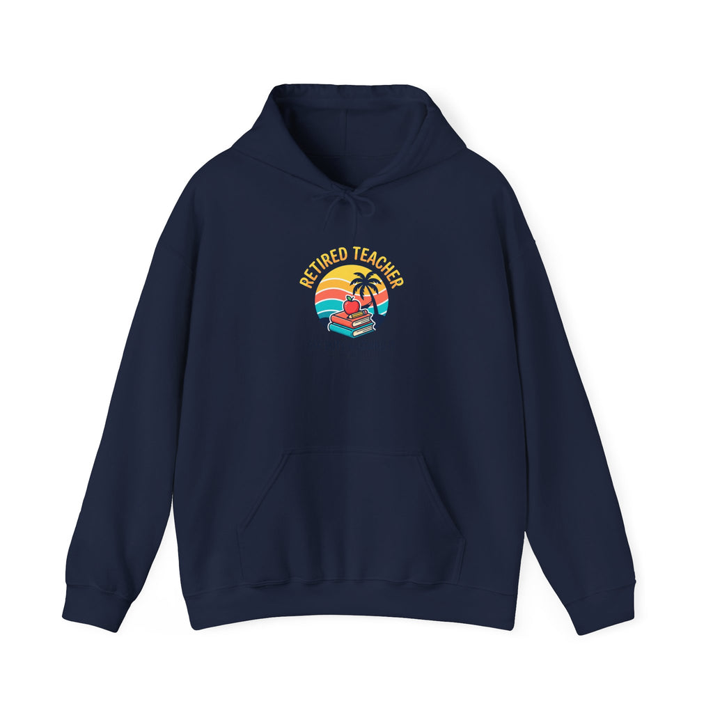 Retired Teacher Hoodie | Retirement, Beach Life, Personalized Year