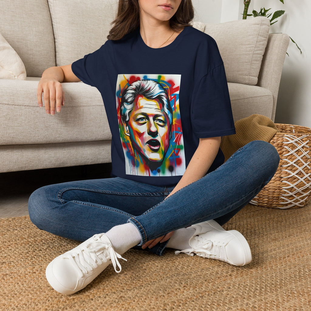Artsy Clinton Portrait T-Shirt