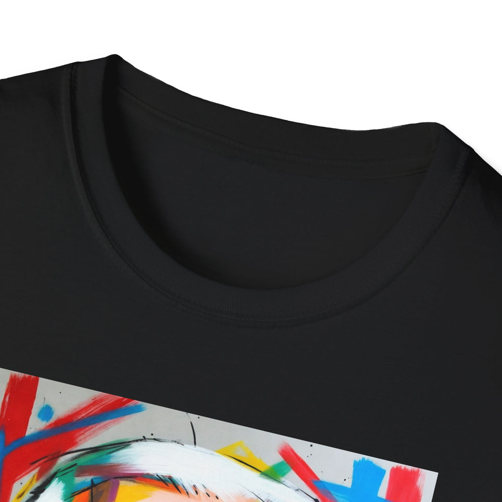 Artsy Biden Portrait T‑Shirt — Colorful Pop Art President Tee