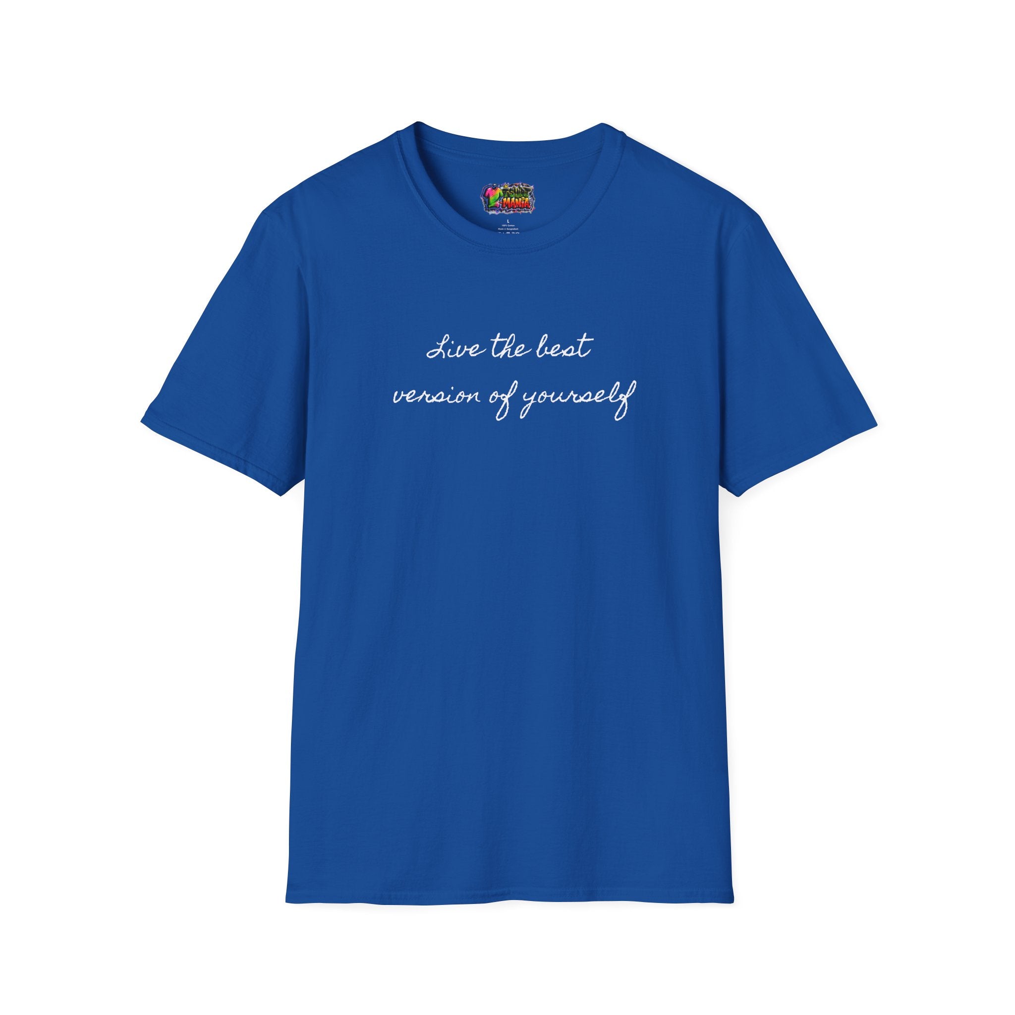 T-Shirt — 'Live the best version of yourself' Minimalist Self-Love Tee