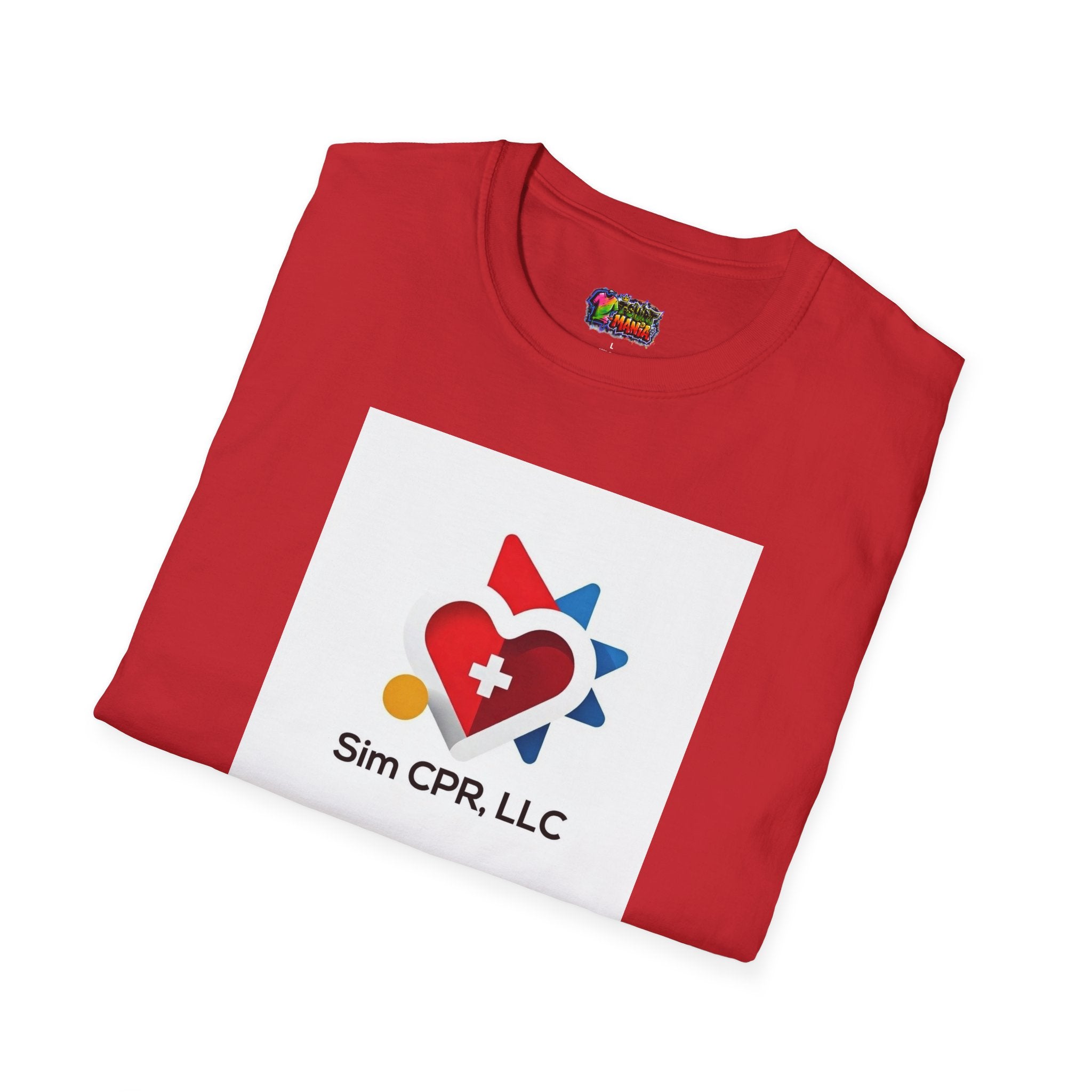CPR Training Logo T-Shirt — Sim CPR, LLC Branded Tee