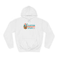 College Hoodie with Custom Printed Stuff Logo — Casual Campus Pullover