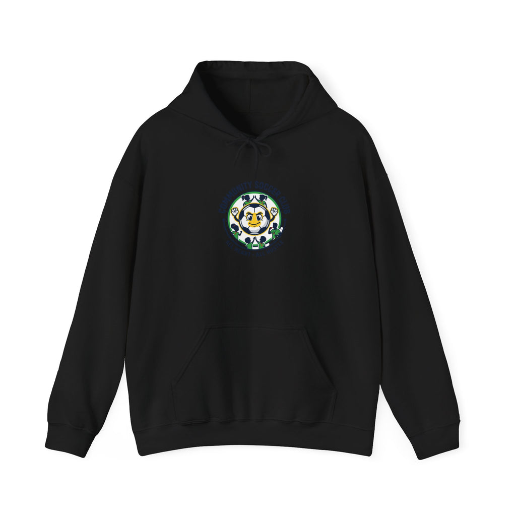 Community Soccer Club Hoodie | youth league supporter, sideline team colors