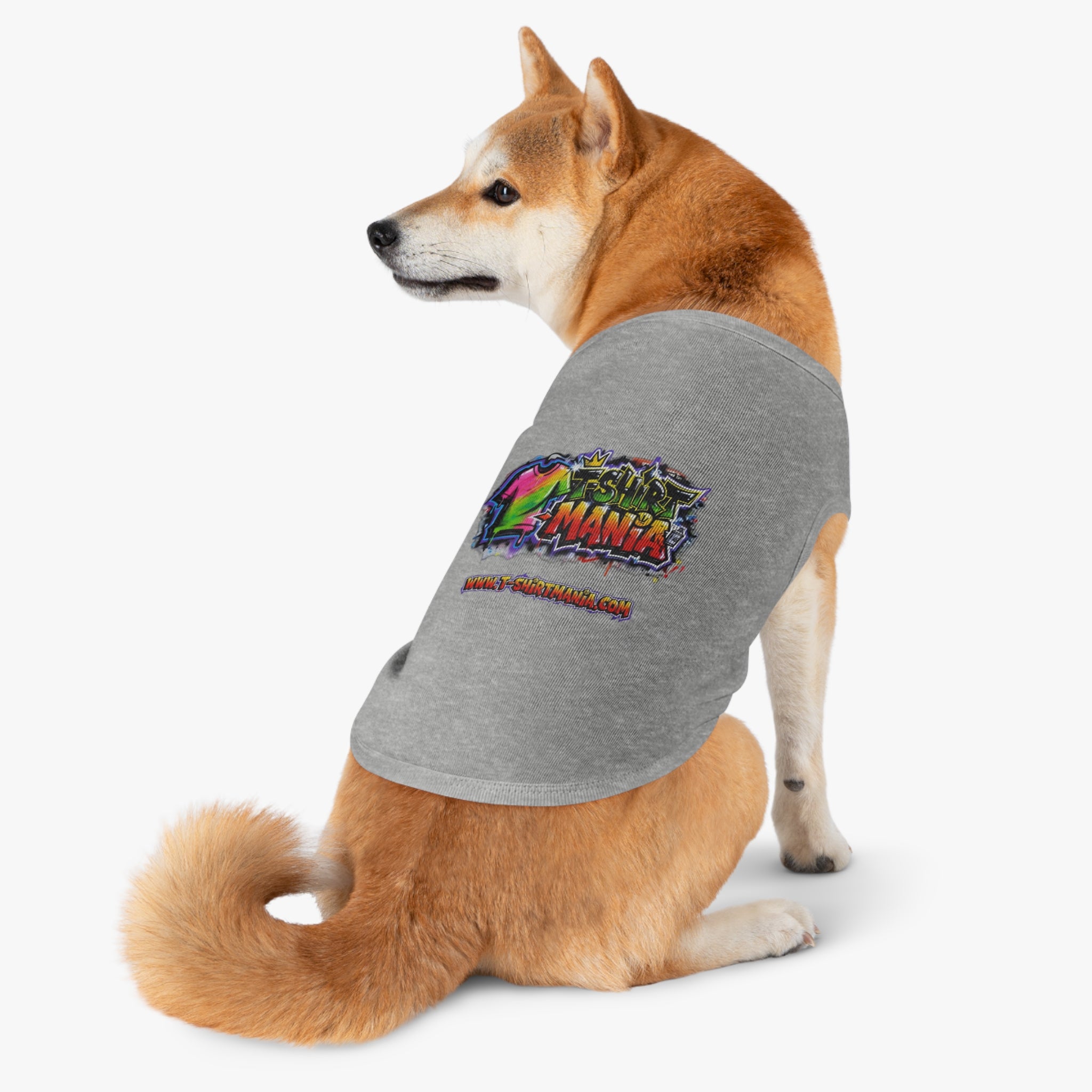 Pet Tank Top - Colorful Graffiti "T-Shirt Mania" Dog & Cat Shirt