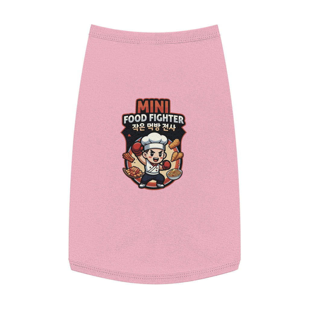 Pet Tank — "Mini Food Fighter" Chef Graphic Dog Tank Top