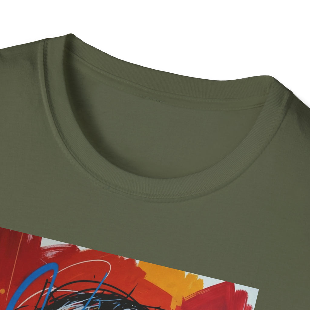 Colorful Portrait Tee — Vibrant Abstract Political Leader Art