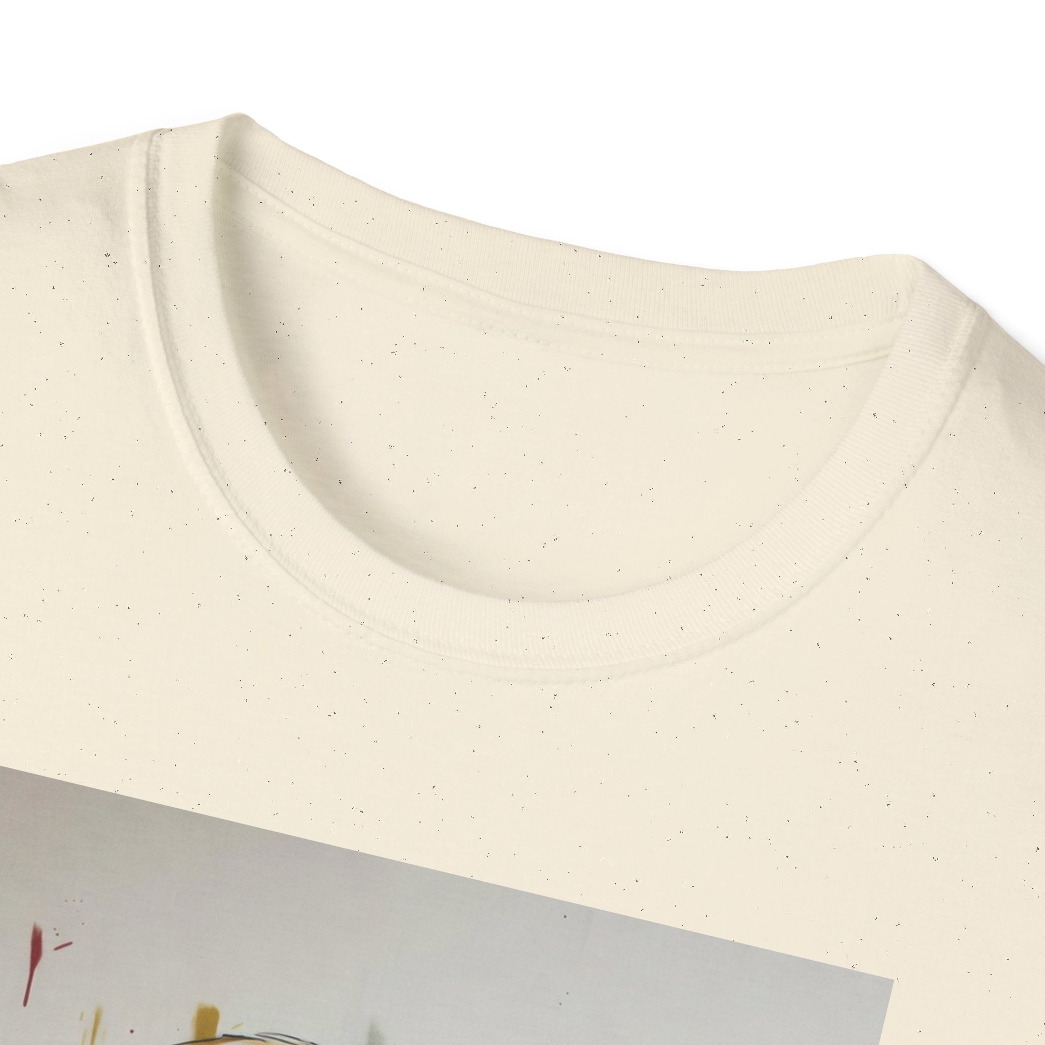 Portrait Artsy JD T-Shirt — Stylized Gentleman's Painted Face Graphic Tee