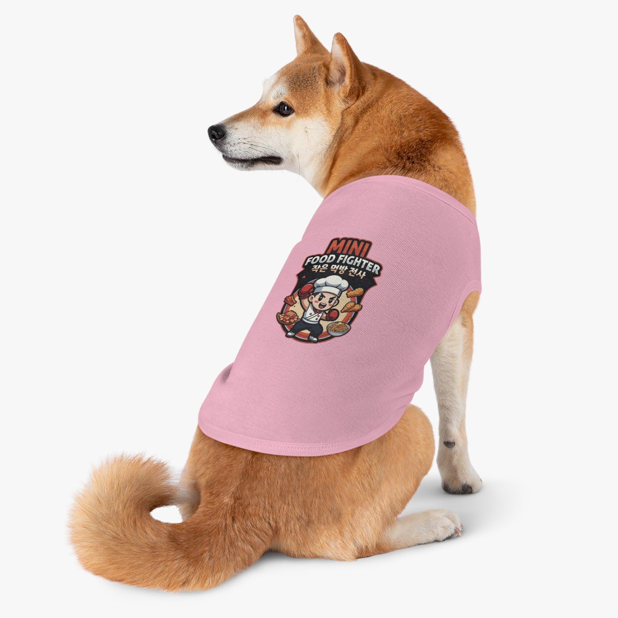 Pet Tank — "Mini Food Fighter" Chef Graphic Dog Tank Top