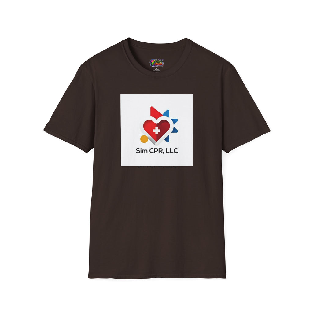 CPR Training Logo T-Shirt — Sim CPR, LLC Branded Tee