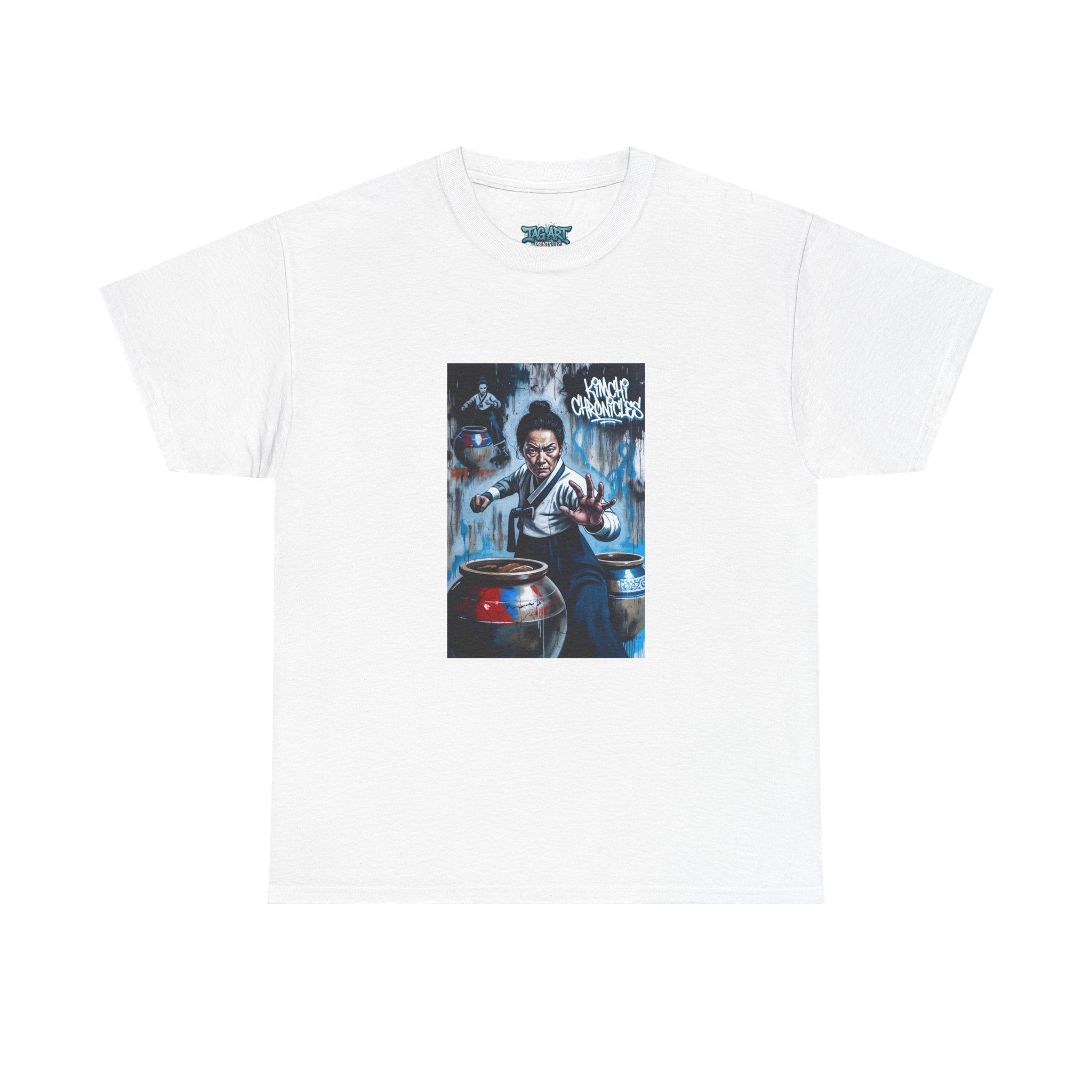 Kimchi Chronicle T-Shirt | Martial Arts Music Illustration