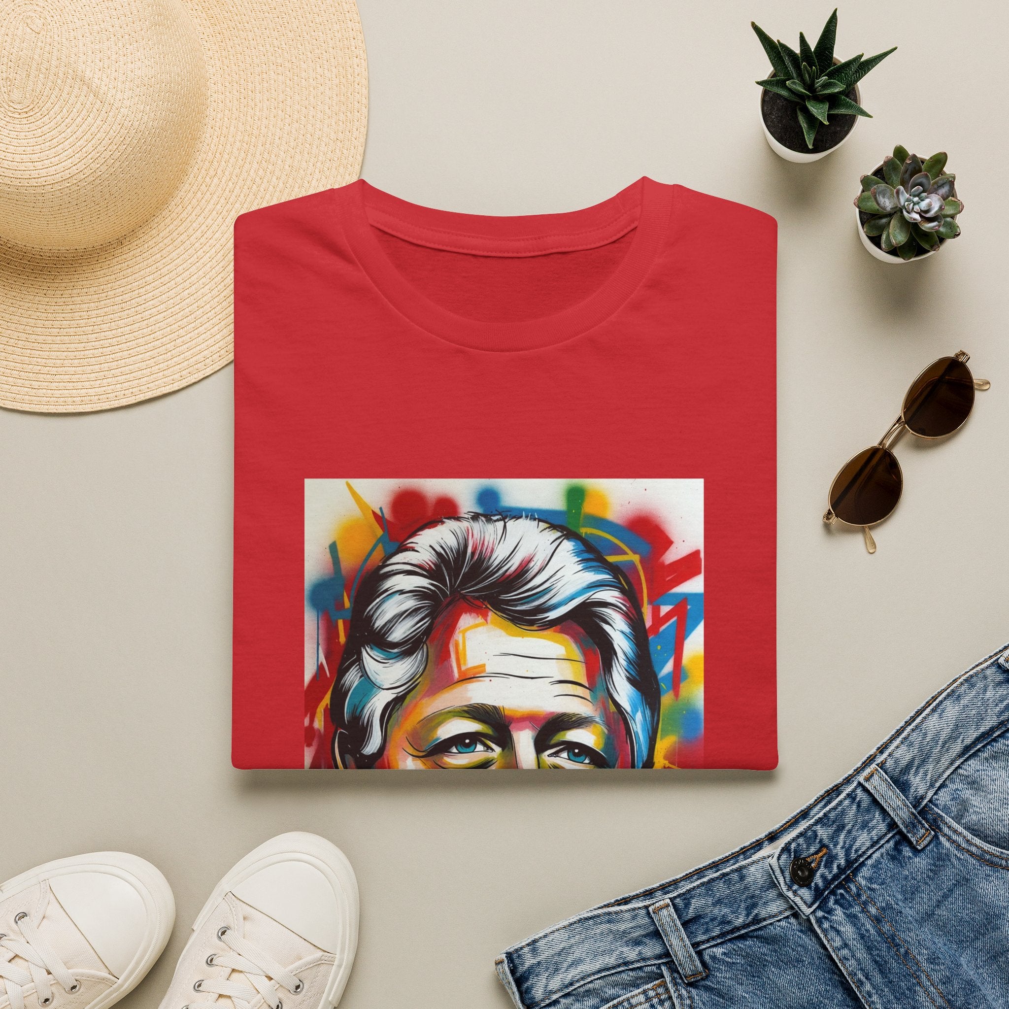 Artsy Clinton Portrait T-Shirt