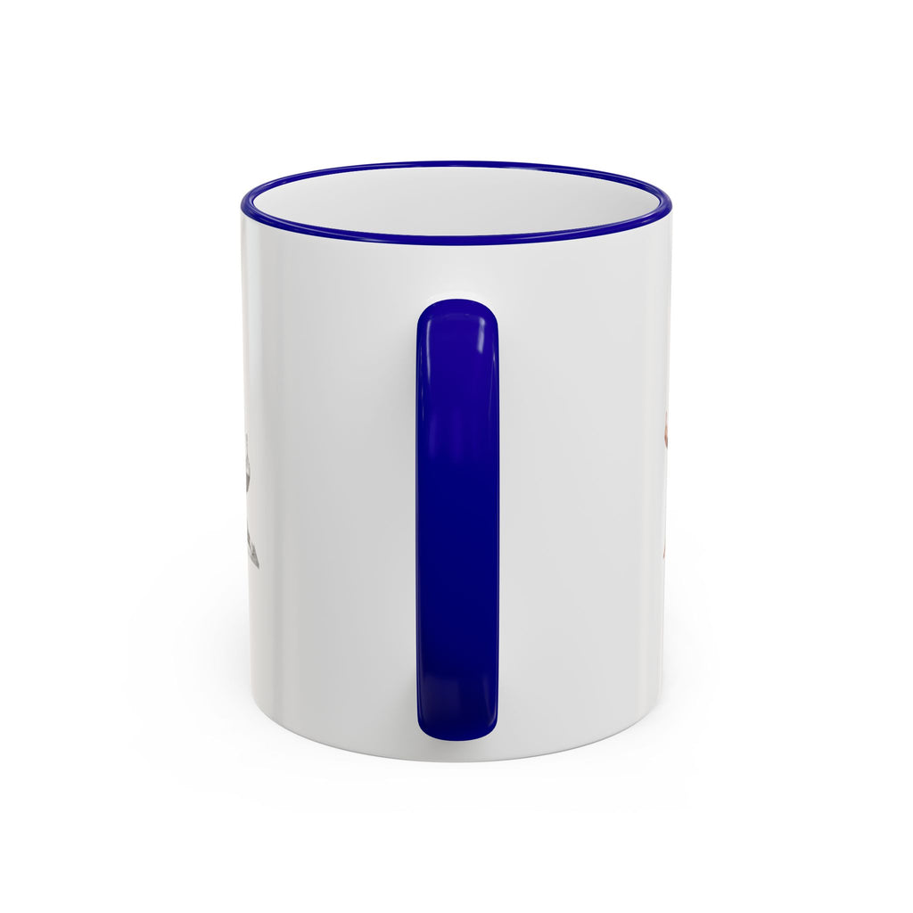 Custom Printed Accent Rim & Handle Mug — Personalized Logo Coffee Cup (11oz, 15oz)