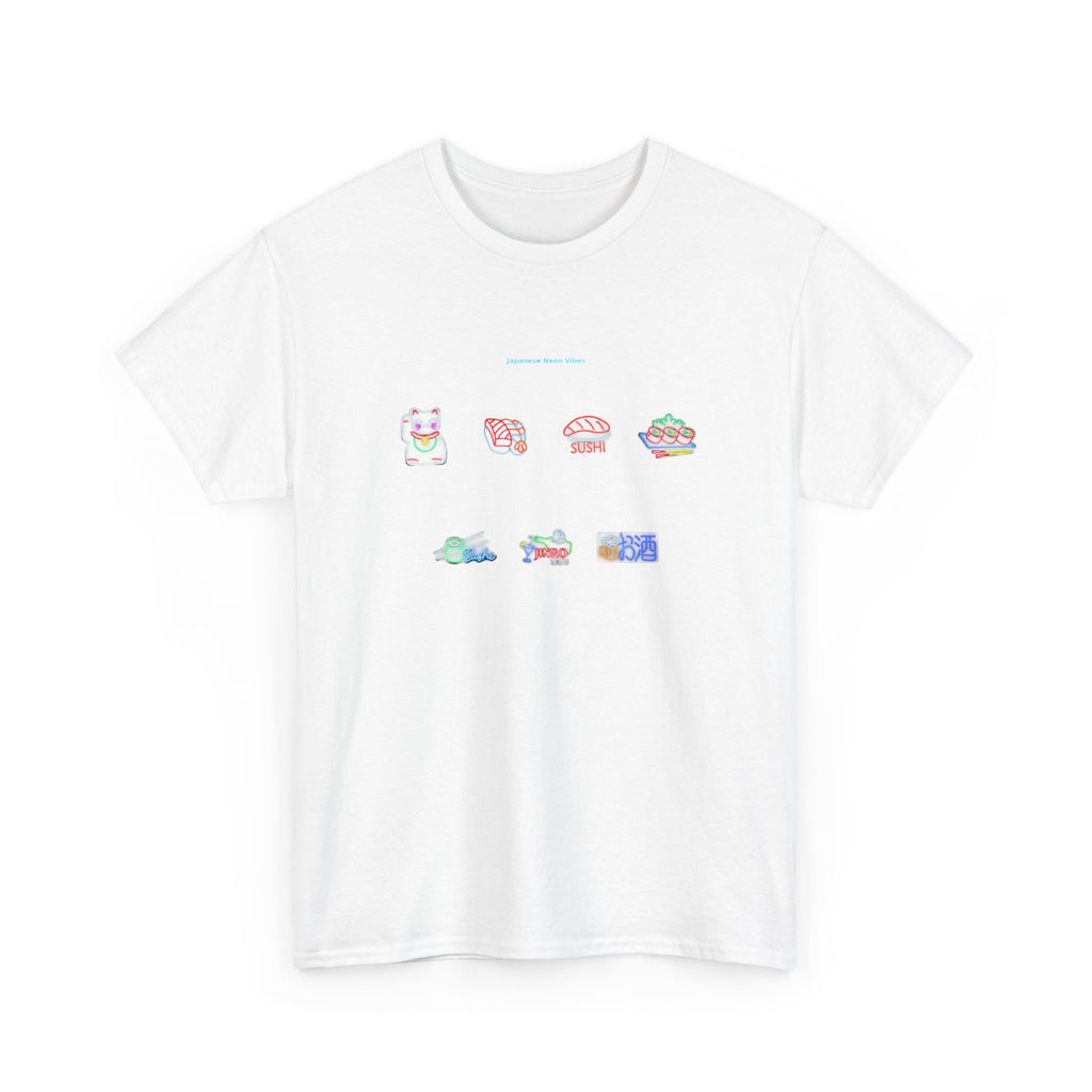 Cute Kawaii Snack Icons T-Shirt — Pastel Japanese Food Graphic Tee