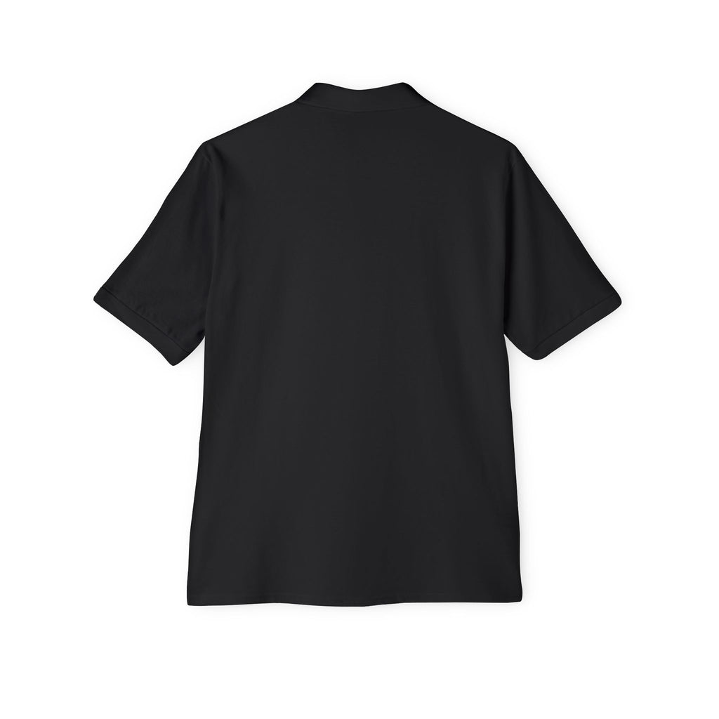 Men's Piqué Polo — Embroidered KIM Monogram Chest Polo