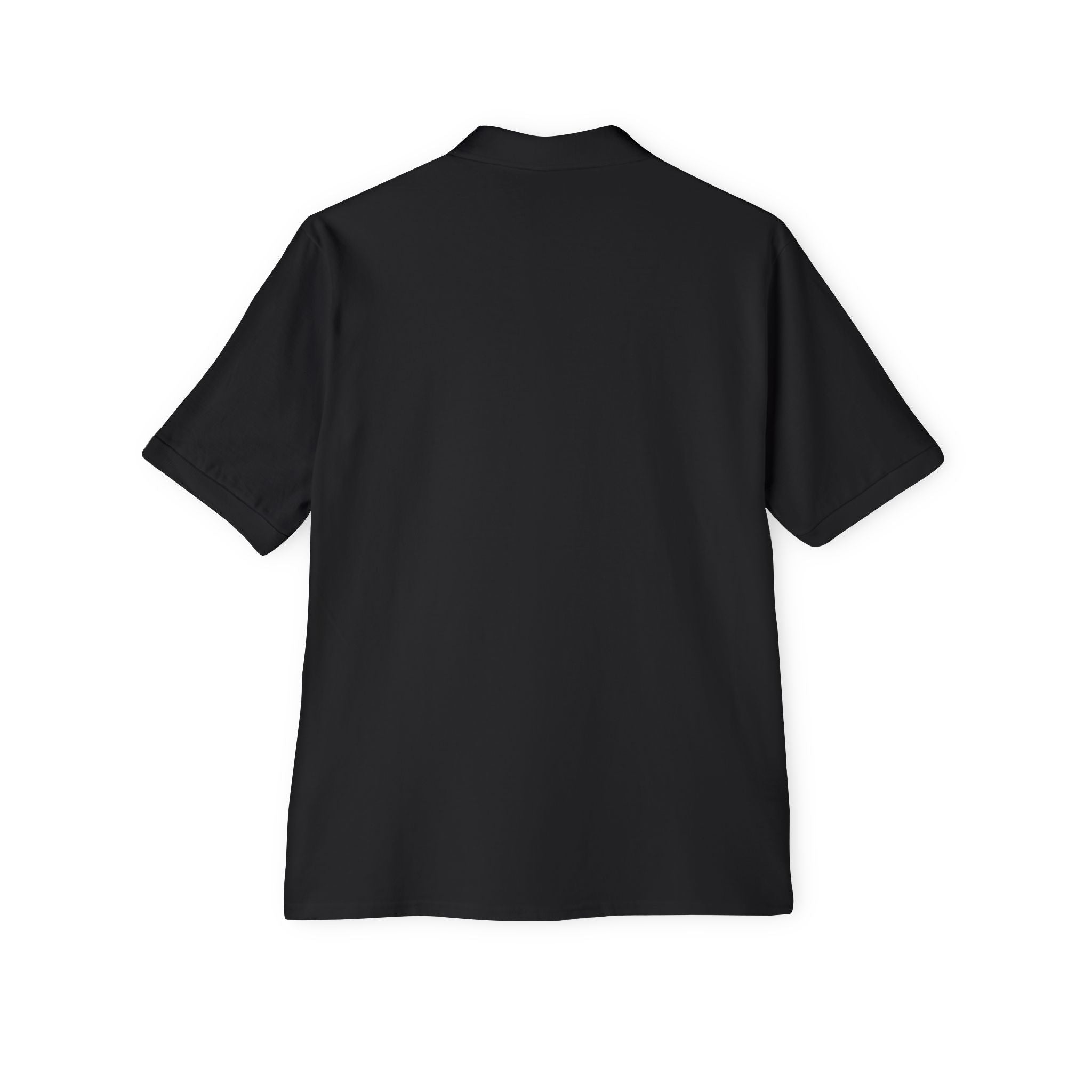 Men's Piqué Polo — Embroidered KIM Monogram Chest Polo