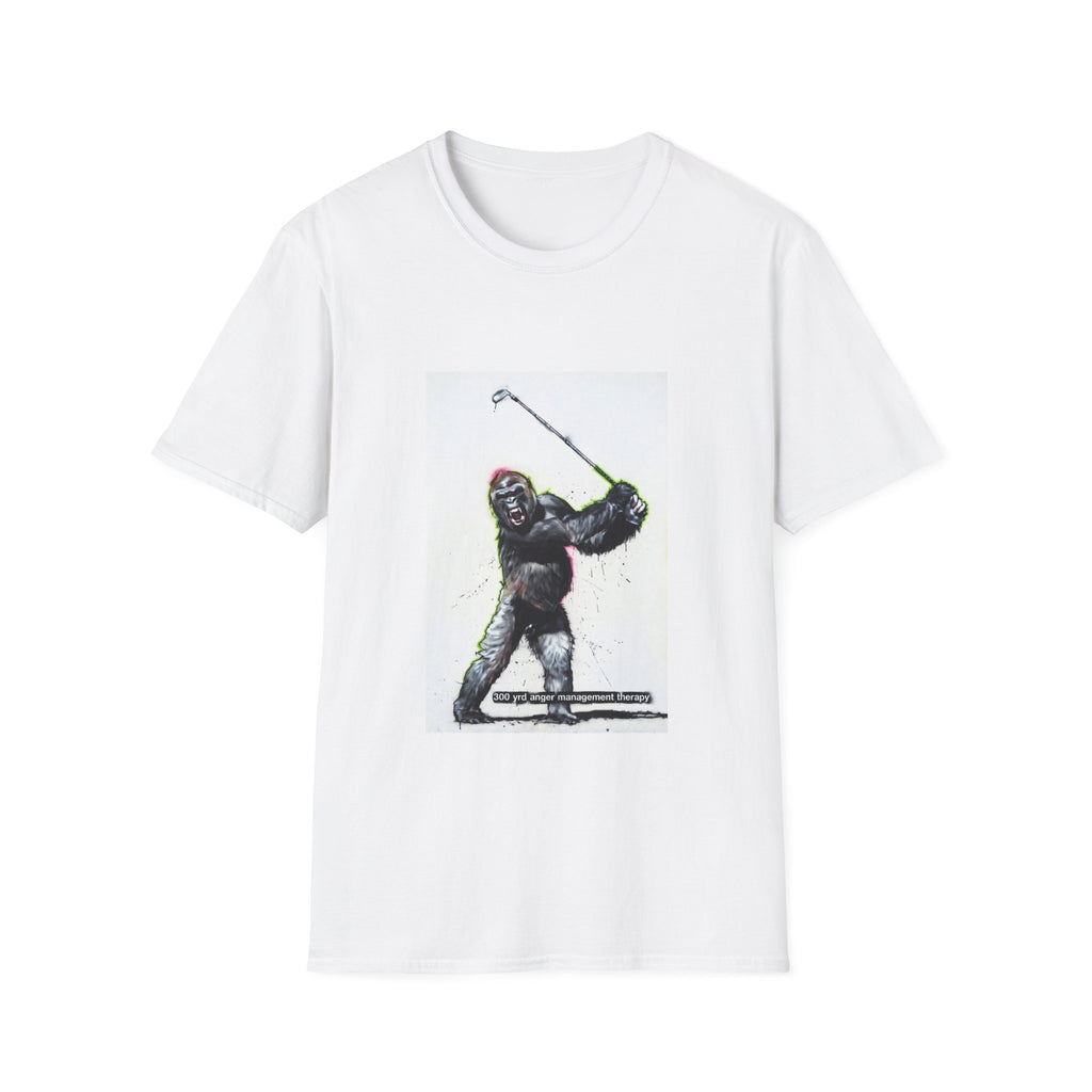 Golfing Sasquatch Graphic Tee — Funny Bigfoot Golfer T-Shirt
