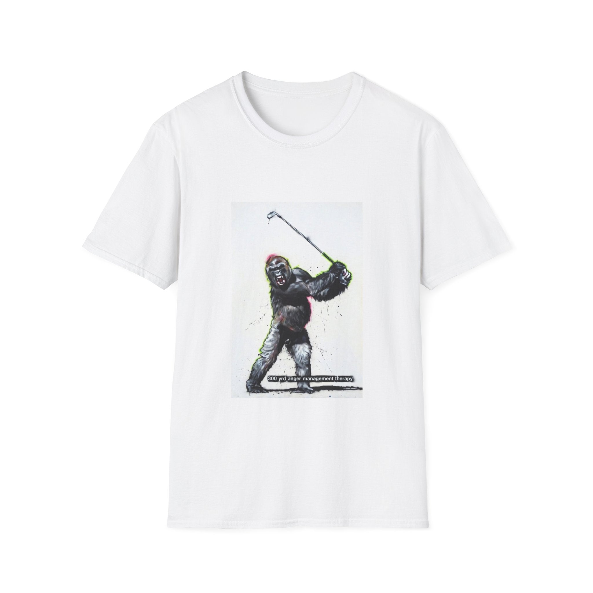 Golfing Sasquatch Graphic Tee — Funny Bigfoot Golfer T-Shirt