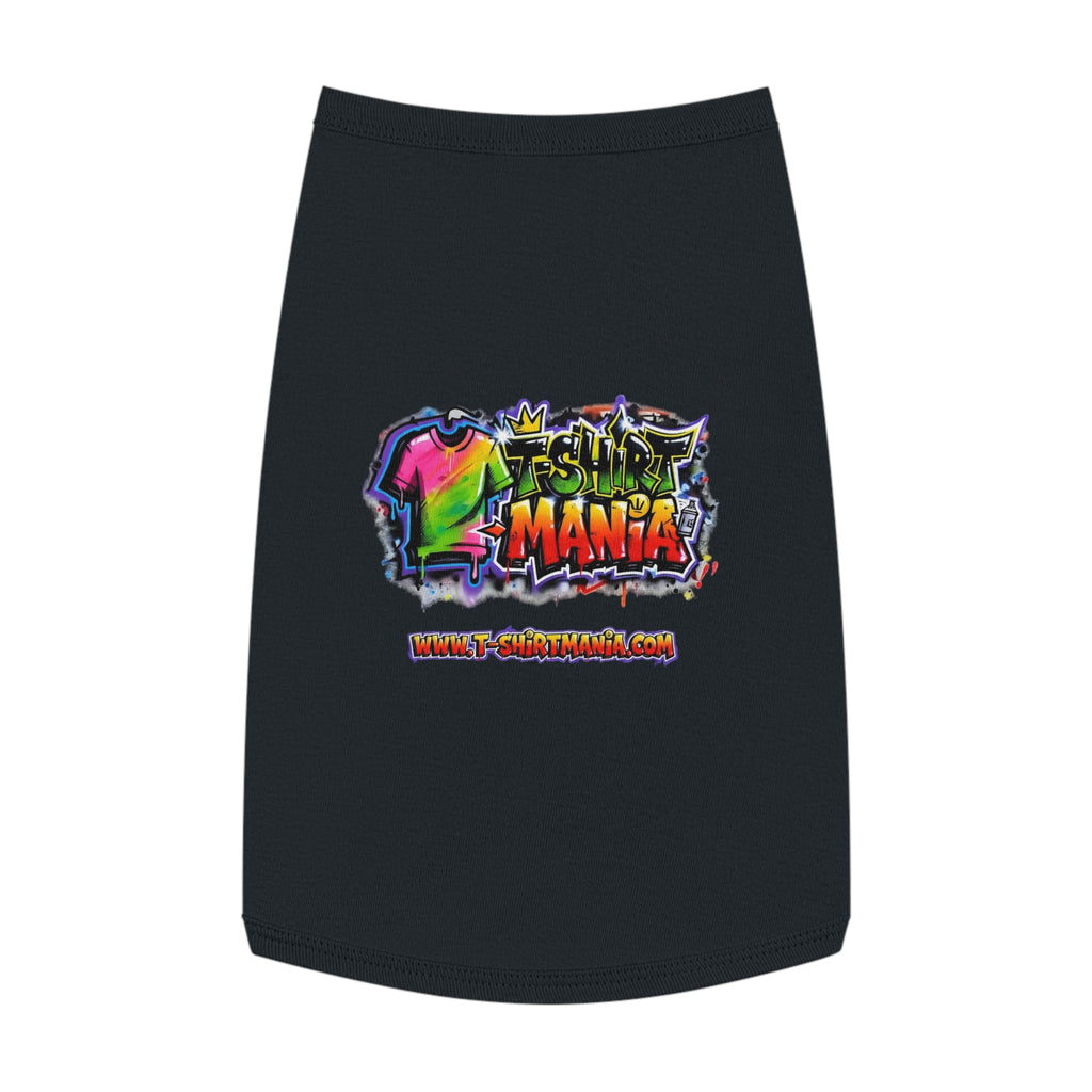 Pet Tank Top - Colorful Graffiti "T-Shirt Mania" Dog & Cat Shirt