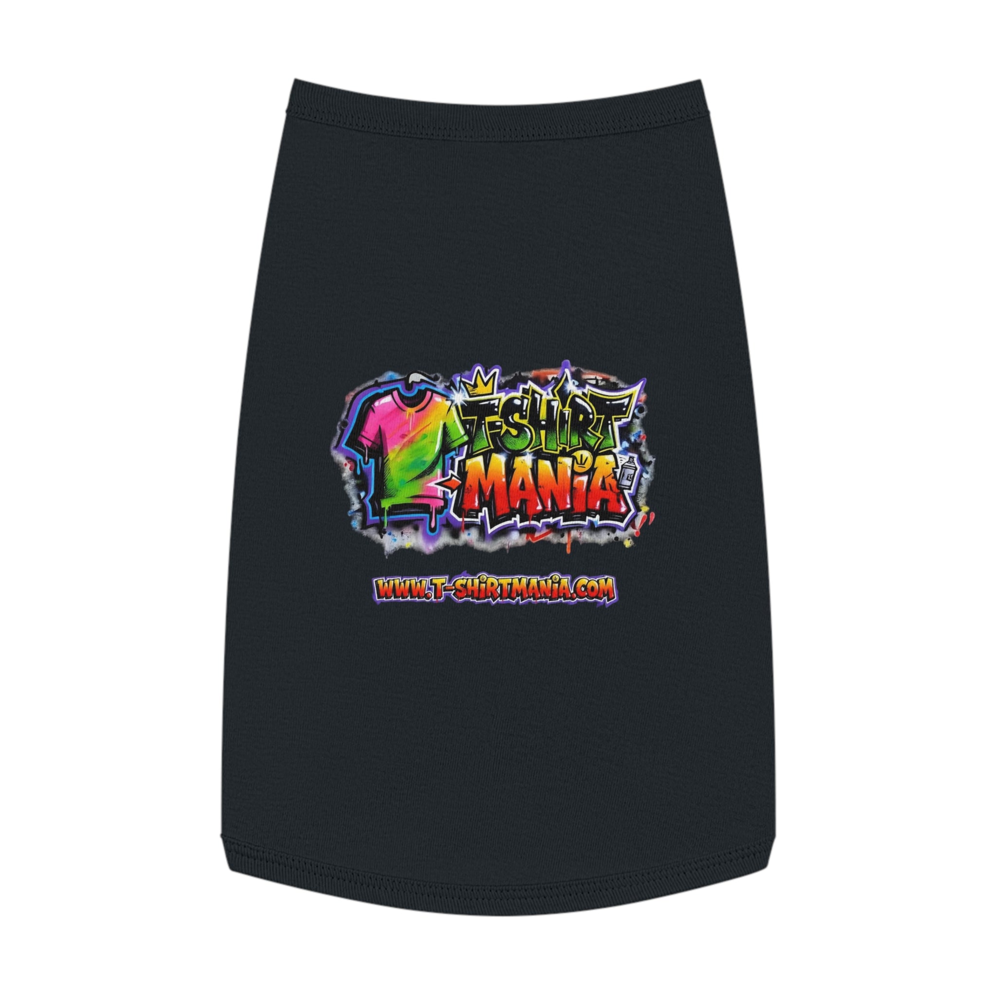 Pet Tank Top - Colorful Graffiti "T-Shirt Mania" Dog & Cat Shirt