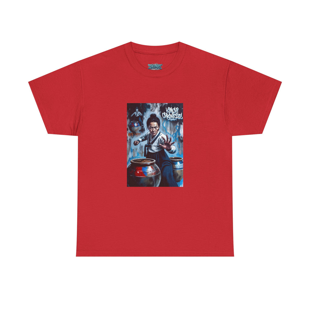 Kimchi Chronicle T-Shirt | Martial Arts Music Illustration