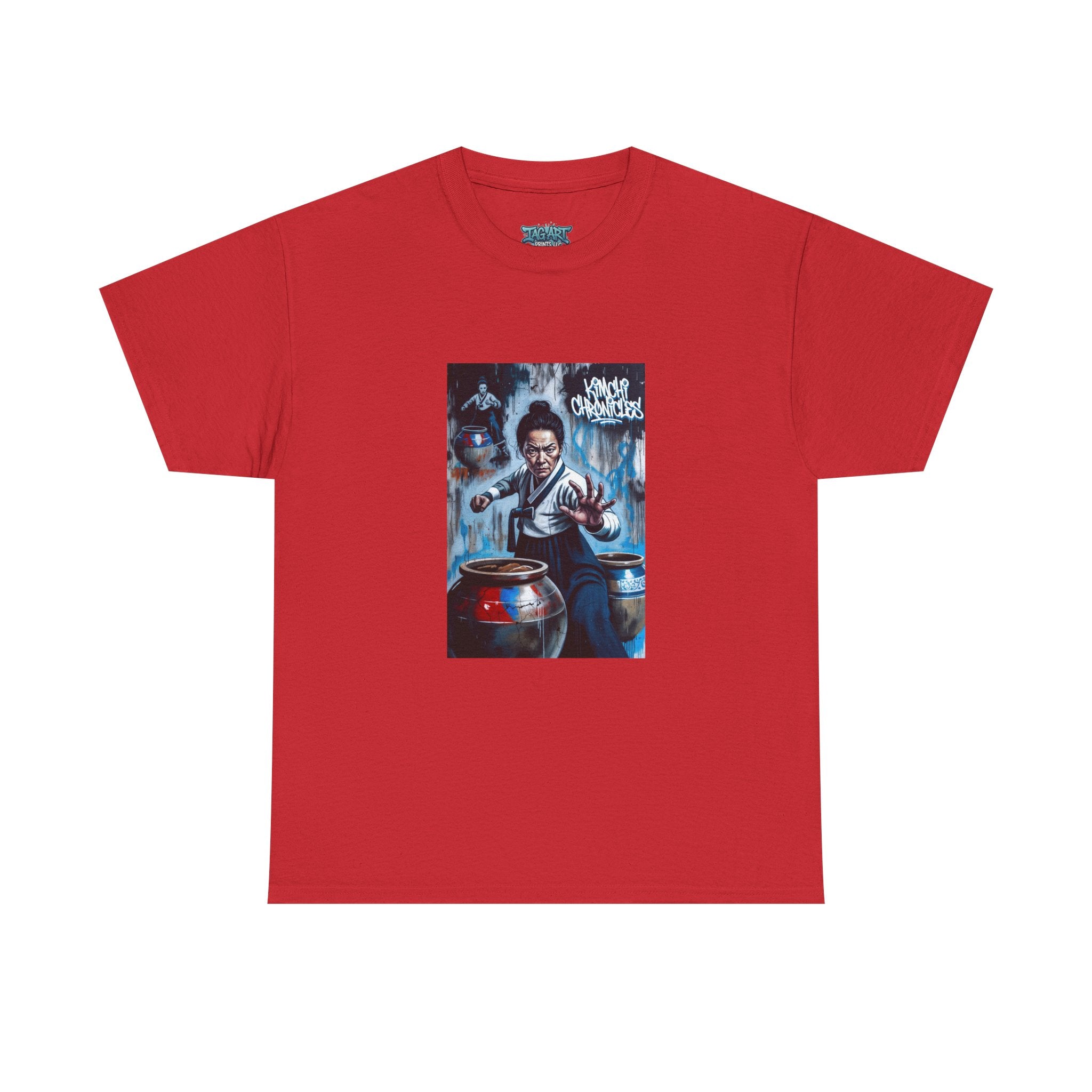 Kimchi Chronicle T-Shirt | Martial Arts Music Illustration