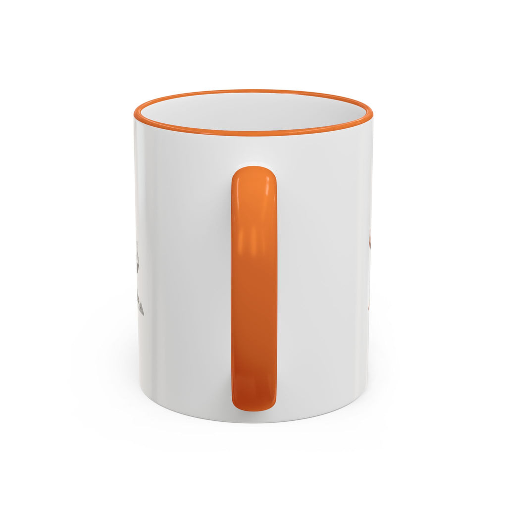 Custom Printed Accent Rim & Handle Mug — Personalized Logo Coffee Cup (11oz, 15oz)