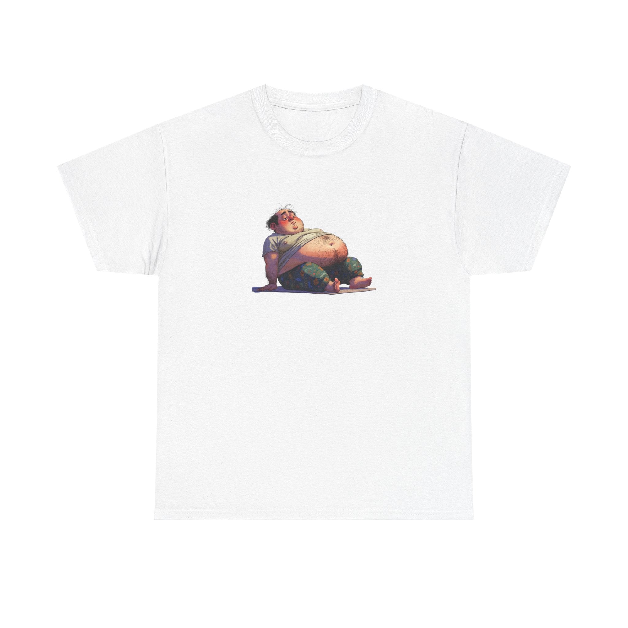 T-Shirt — Yoga Cartoon Belly Graphic Tee